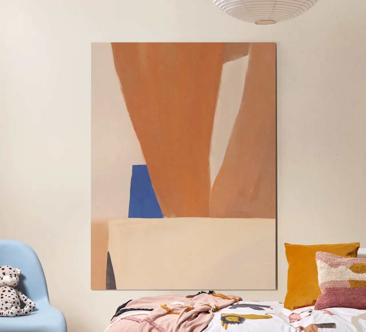 Abstract color block hahnemühle by Little Dean