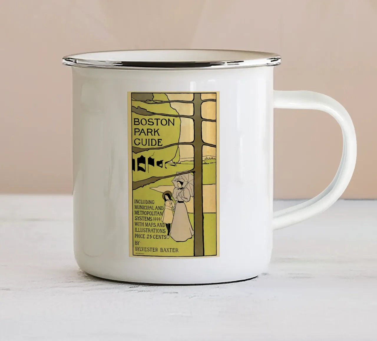 guida ai parchi di boston tazza in smalto da Aaronshop