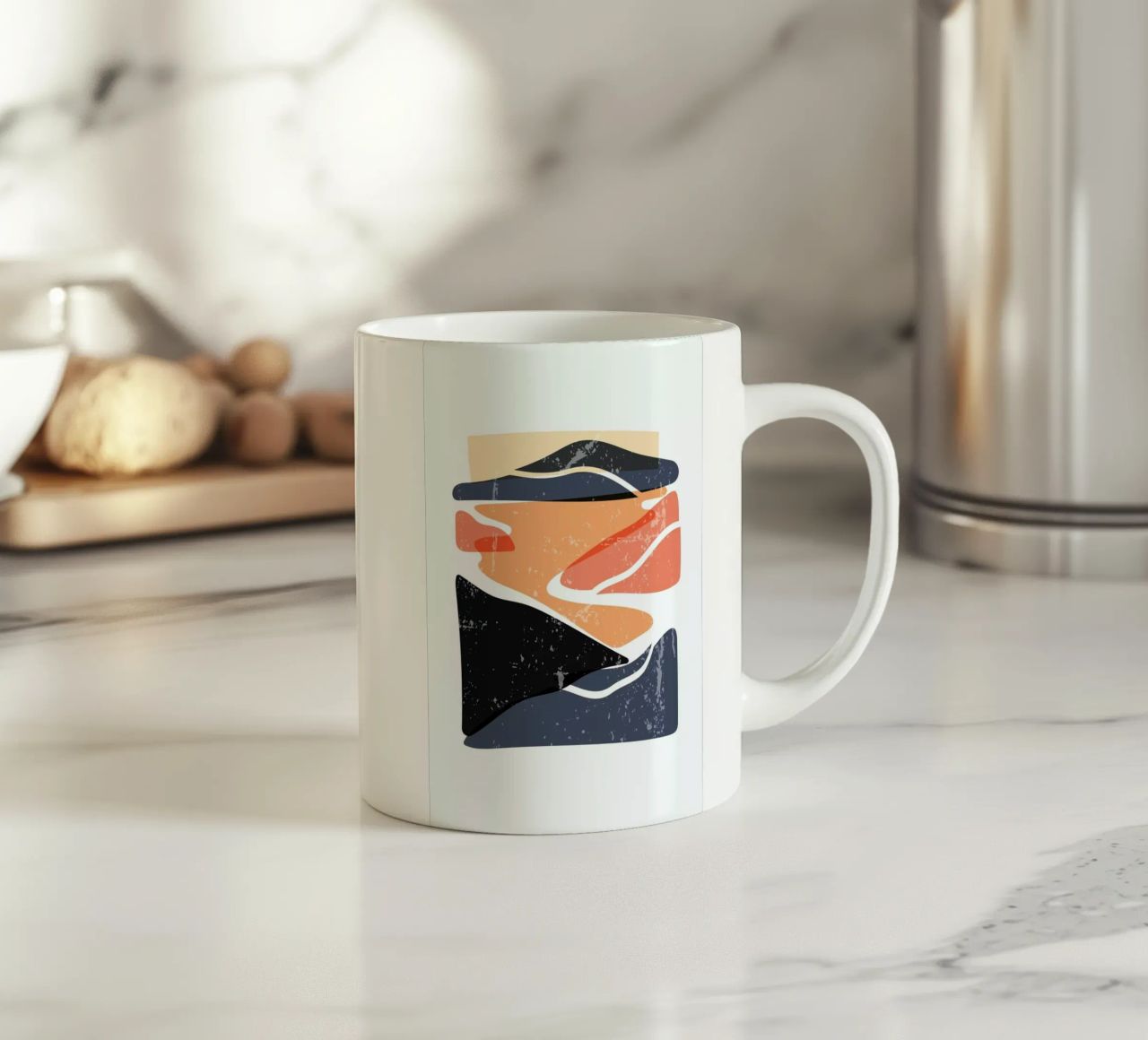 Winding Paths tazza in ceramica da Pure