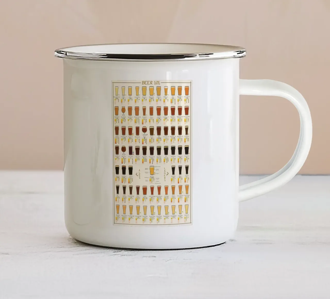orso 101 tazza in smalto da Danielshop