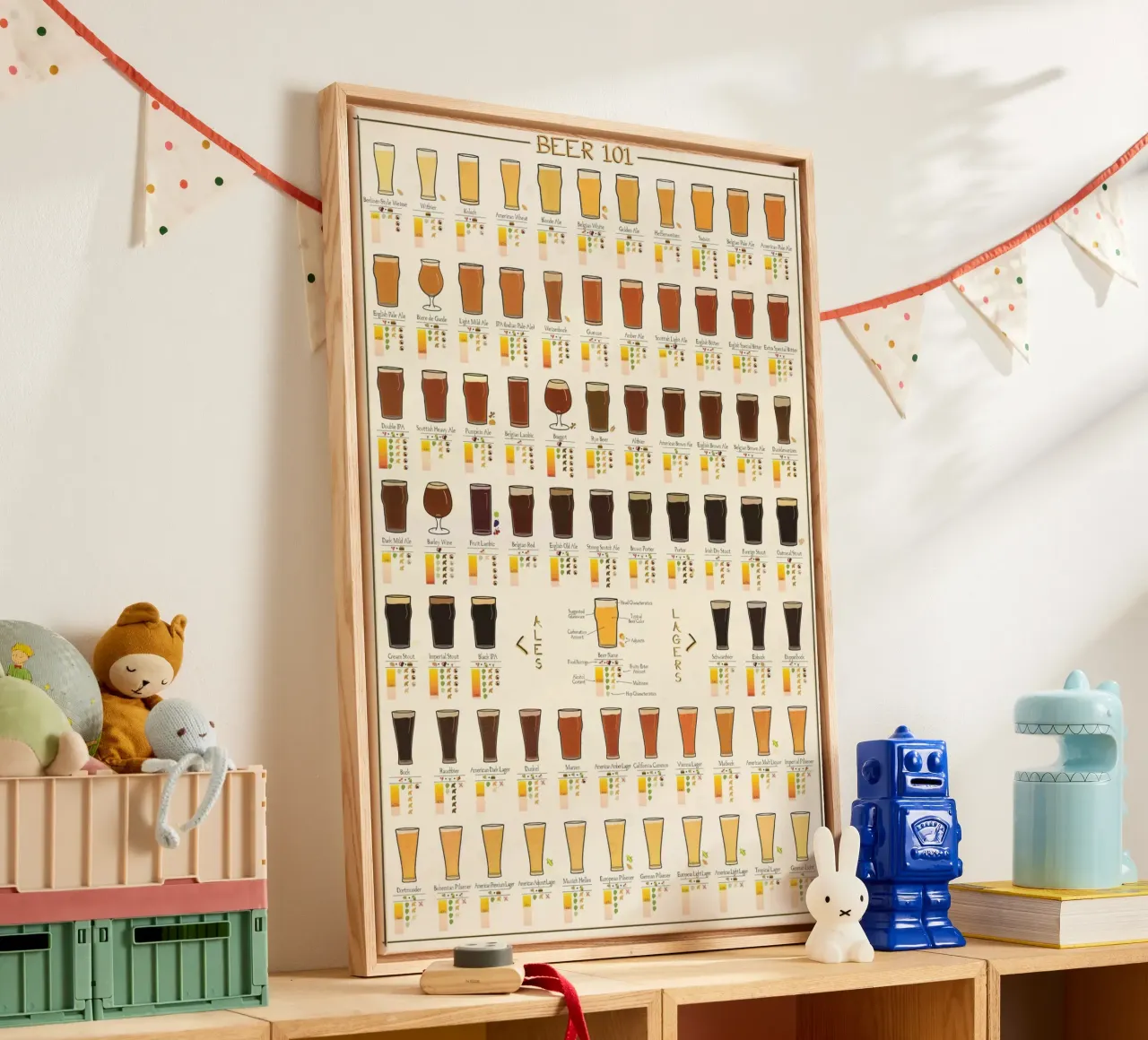 orso 101 tela con Cornice a cassetta da Danielshop