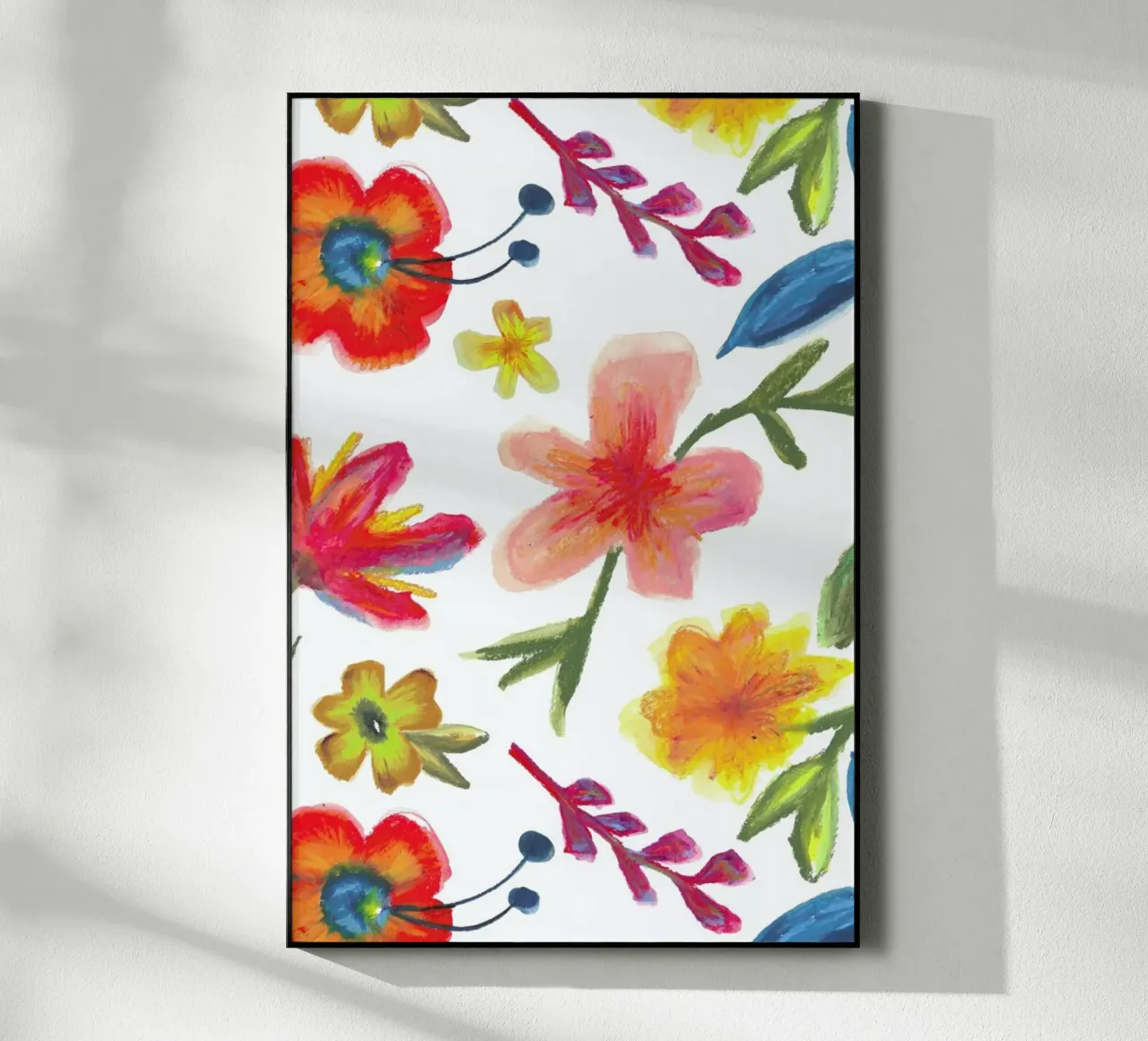 Wildflower acrylic glass by Sabrina Ziegenhorn