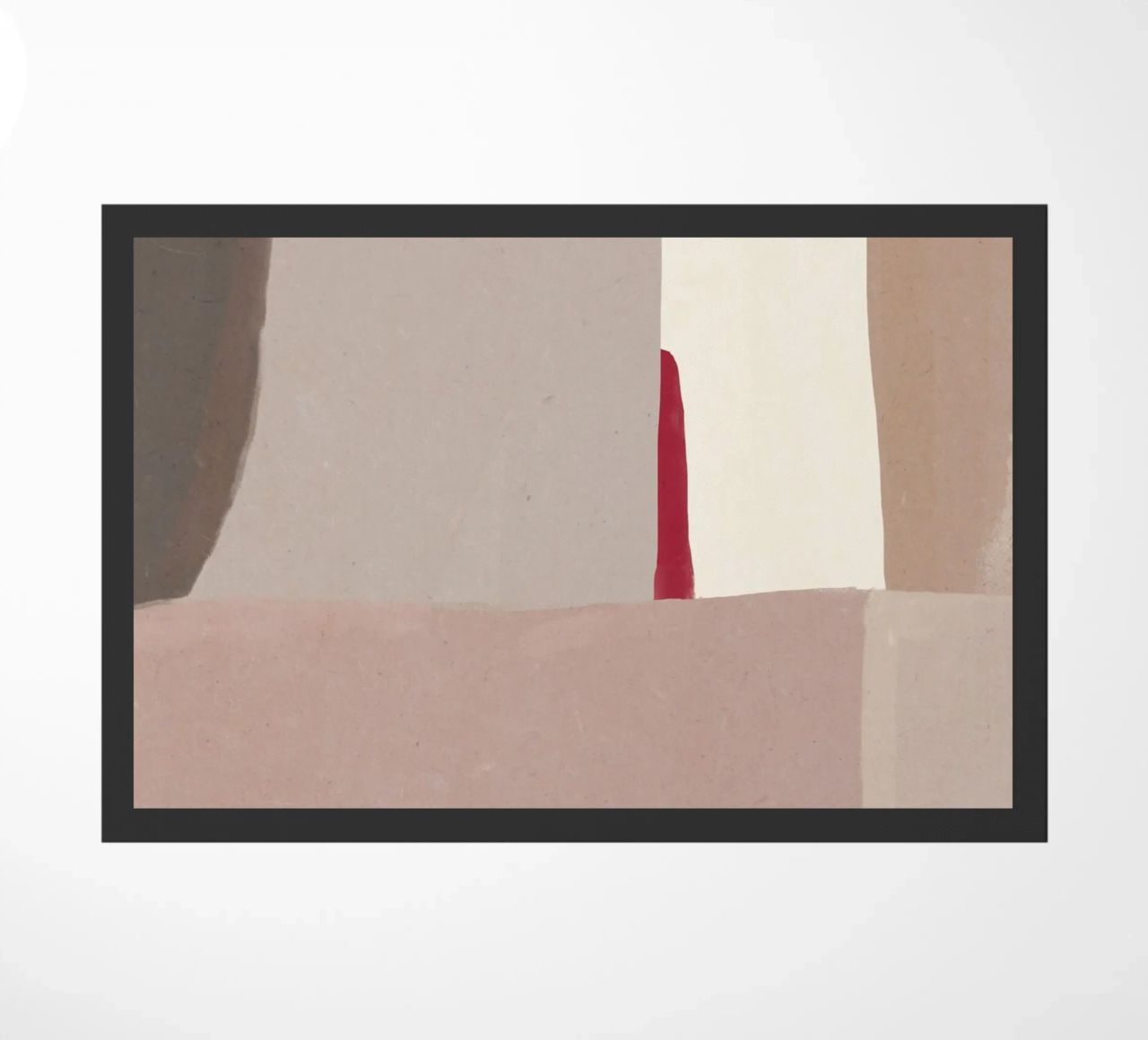 Blocco colore astratto 02 zerbino da Little Dean