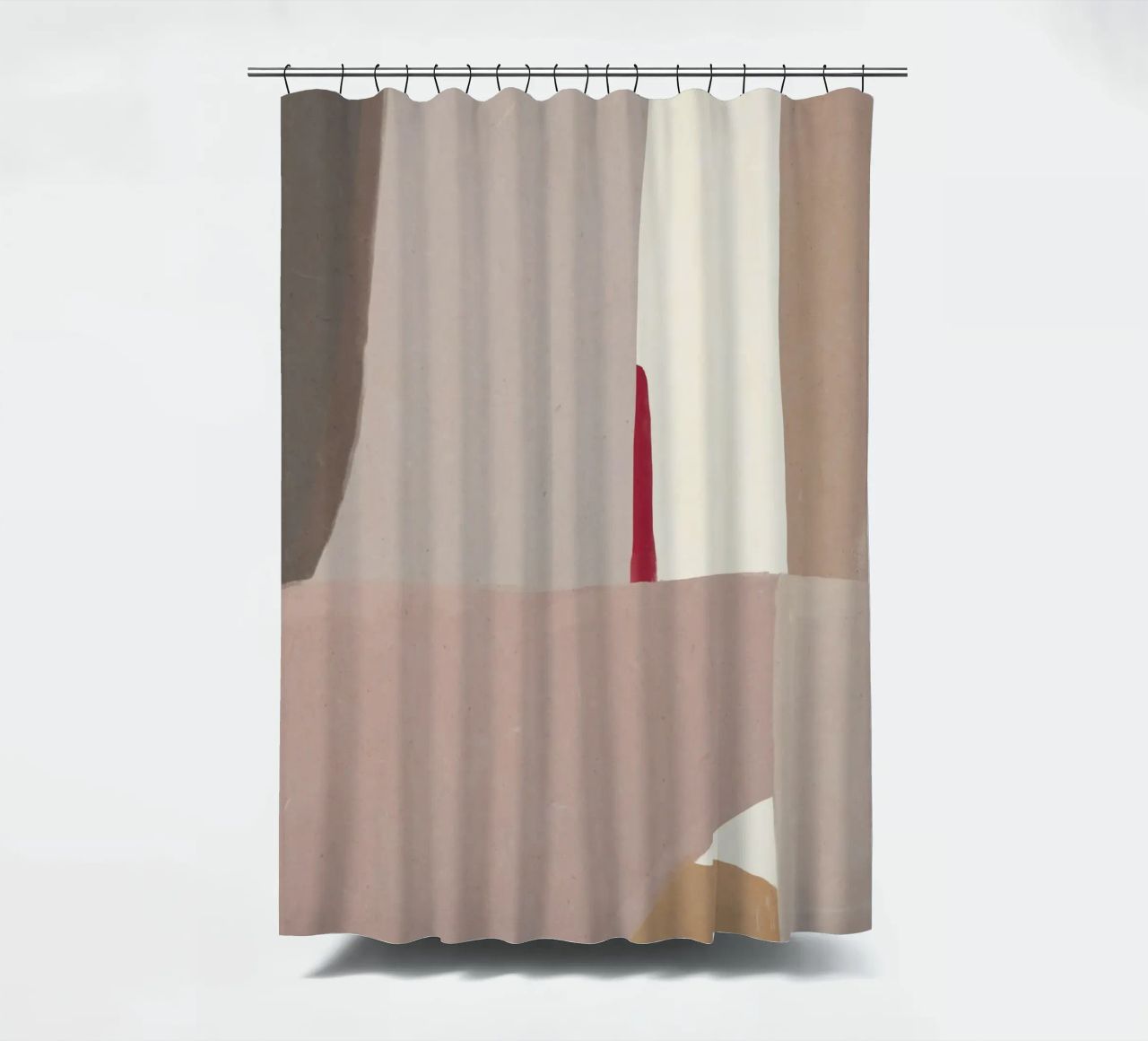 Blocco colore astratto 02 tenda da doccia da Little Dean