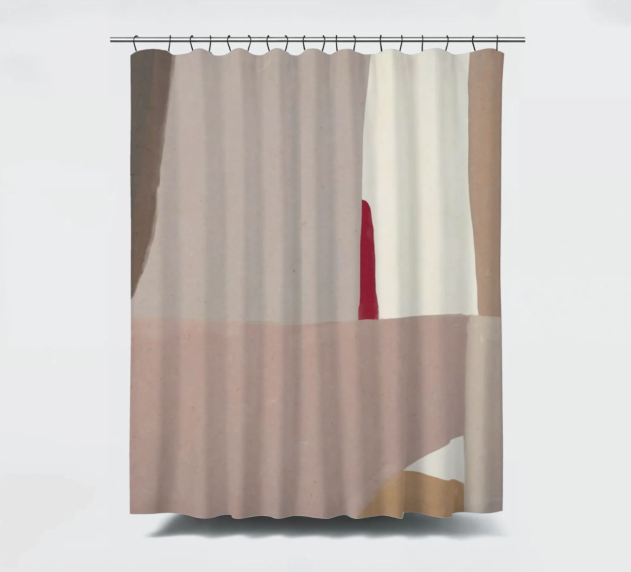 Blocco colore astratto 02 tenda da doccia da Little Dean
