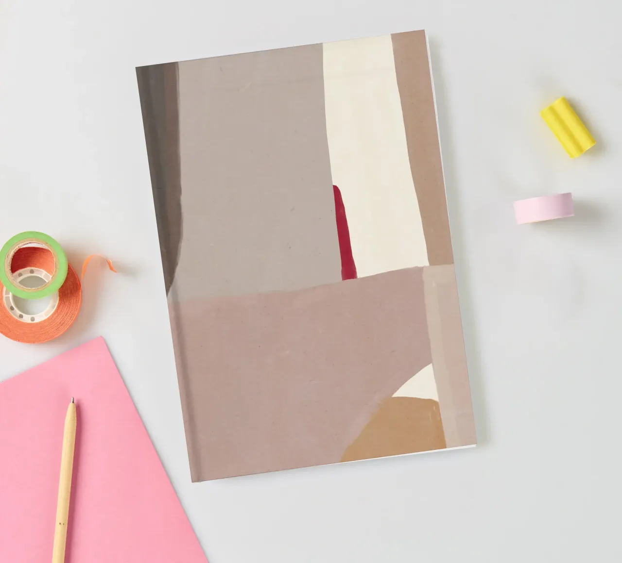 Bloc de couleurs abstraites 02 carnet de notes de Little Dean