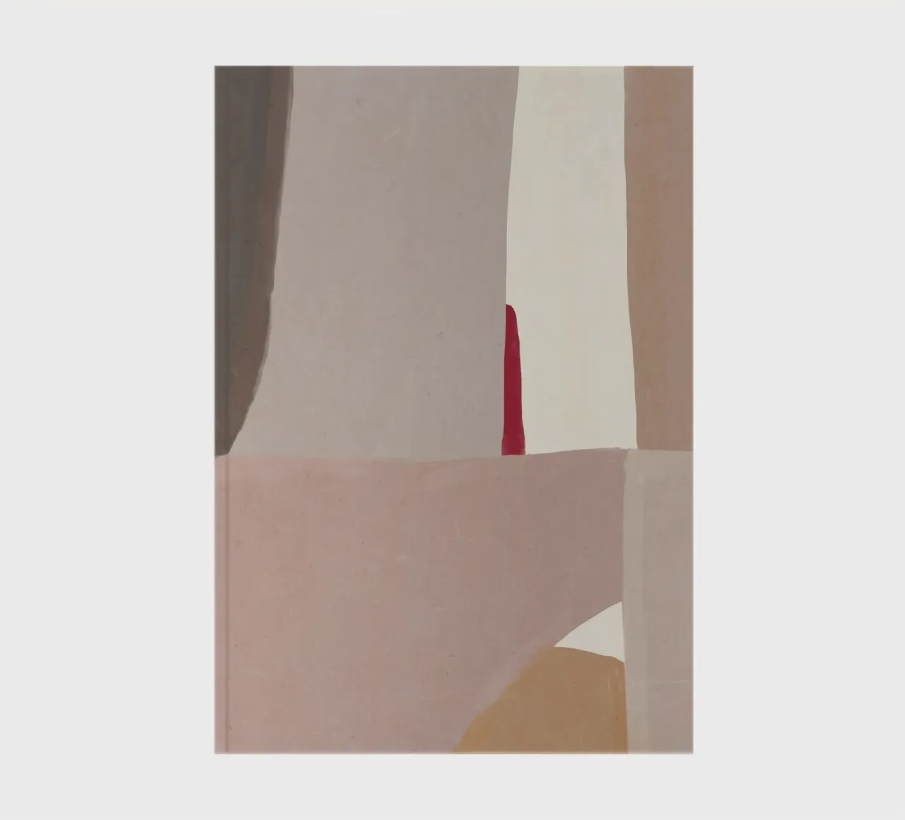 Abstract color block 02 notebook by Little Dean