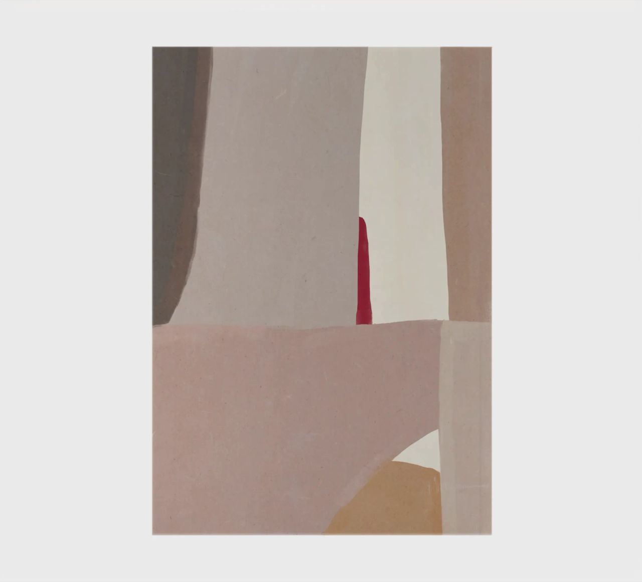 Abstract color block 02 notebook by Little Dean