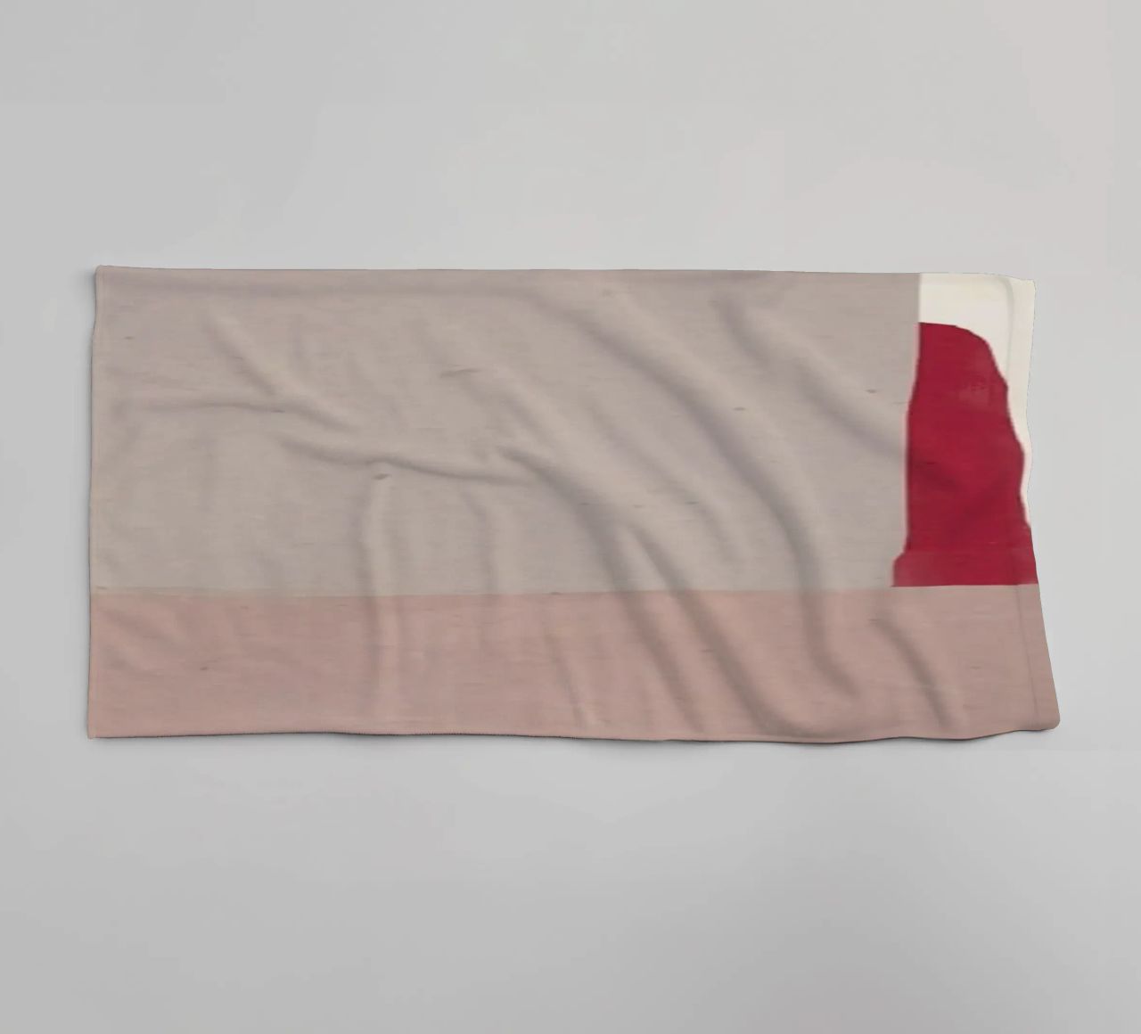 Abstract color block 02 towel by Little Dean
