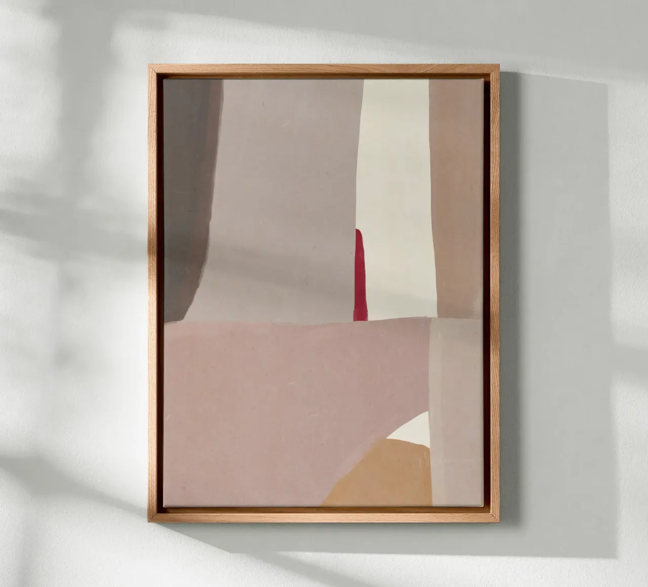 Abstract color block 02 canvas by Little Dean