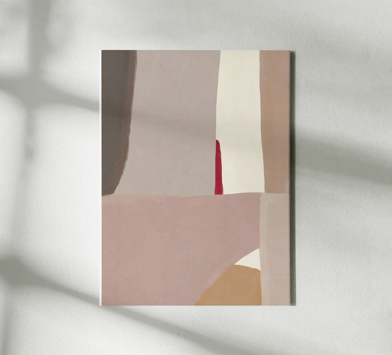 Abstract color block 02 canvas by Little Dean