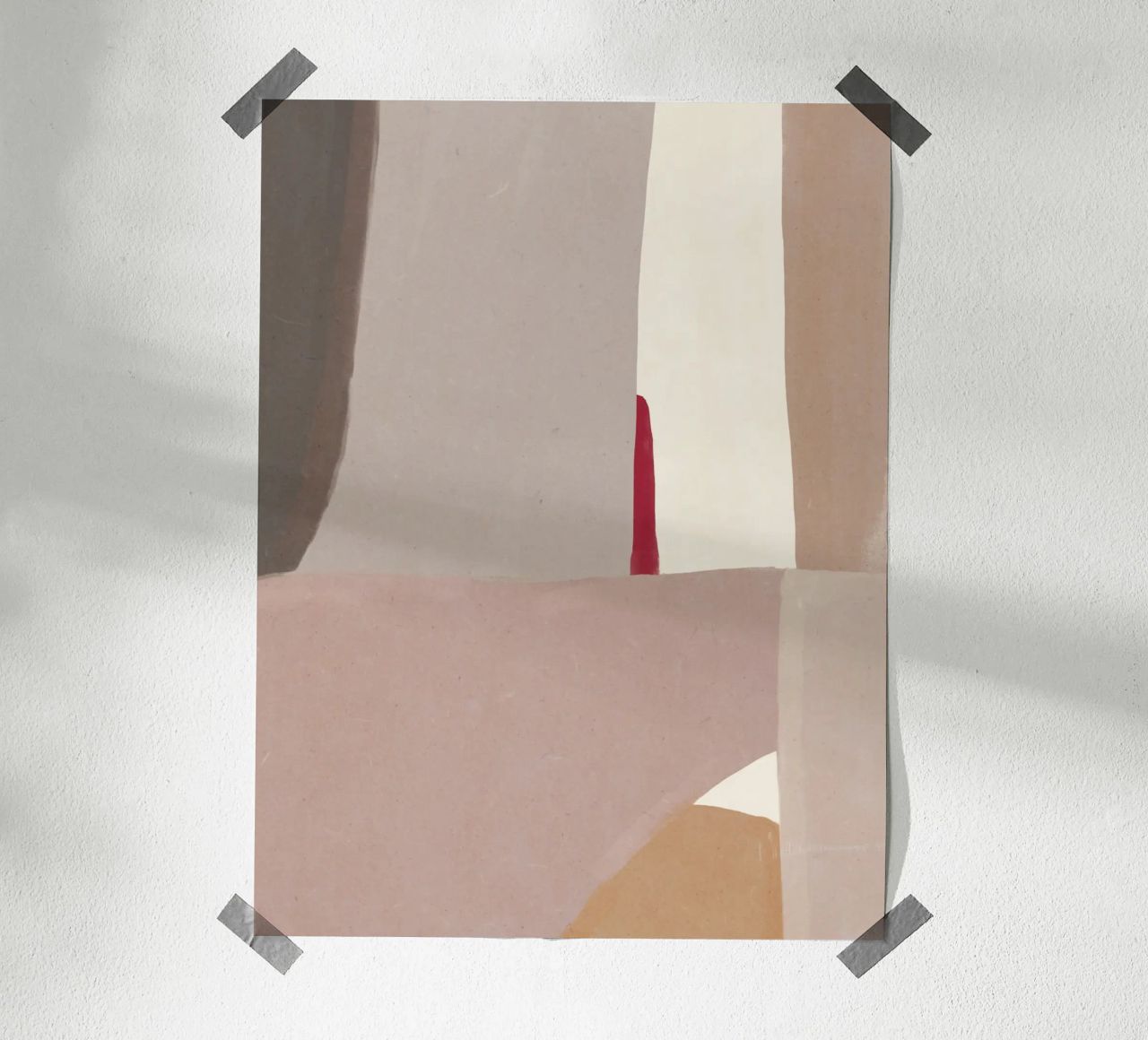 Blocco colore astratto 02 poster da Little Dean