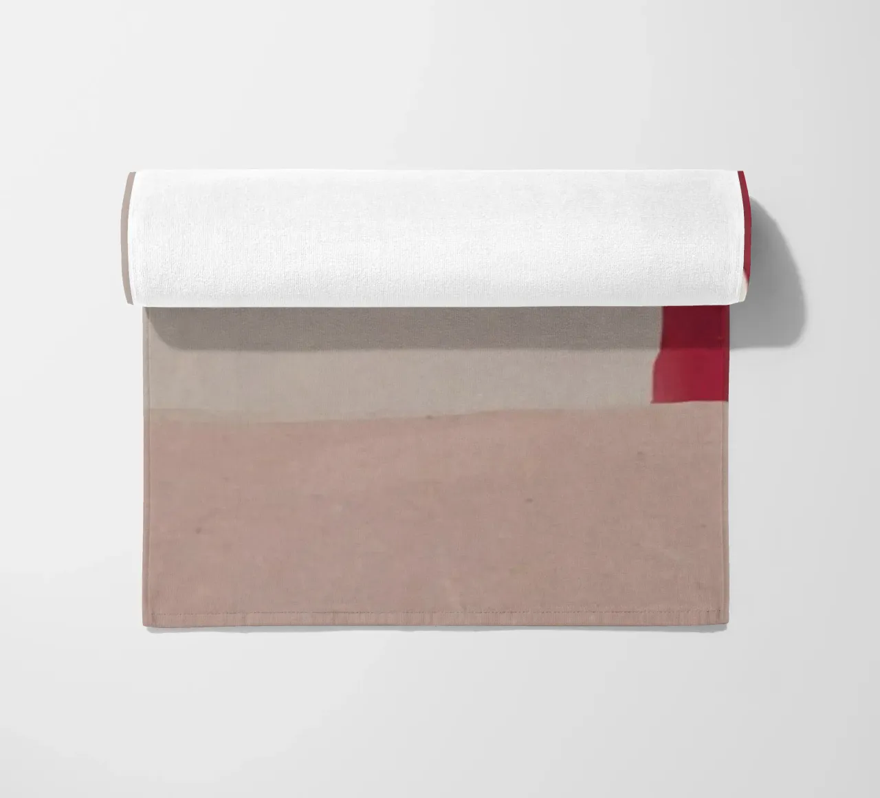 Abstract color block 02 beach towel by Little Dean