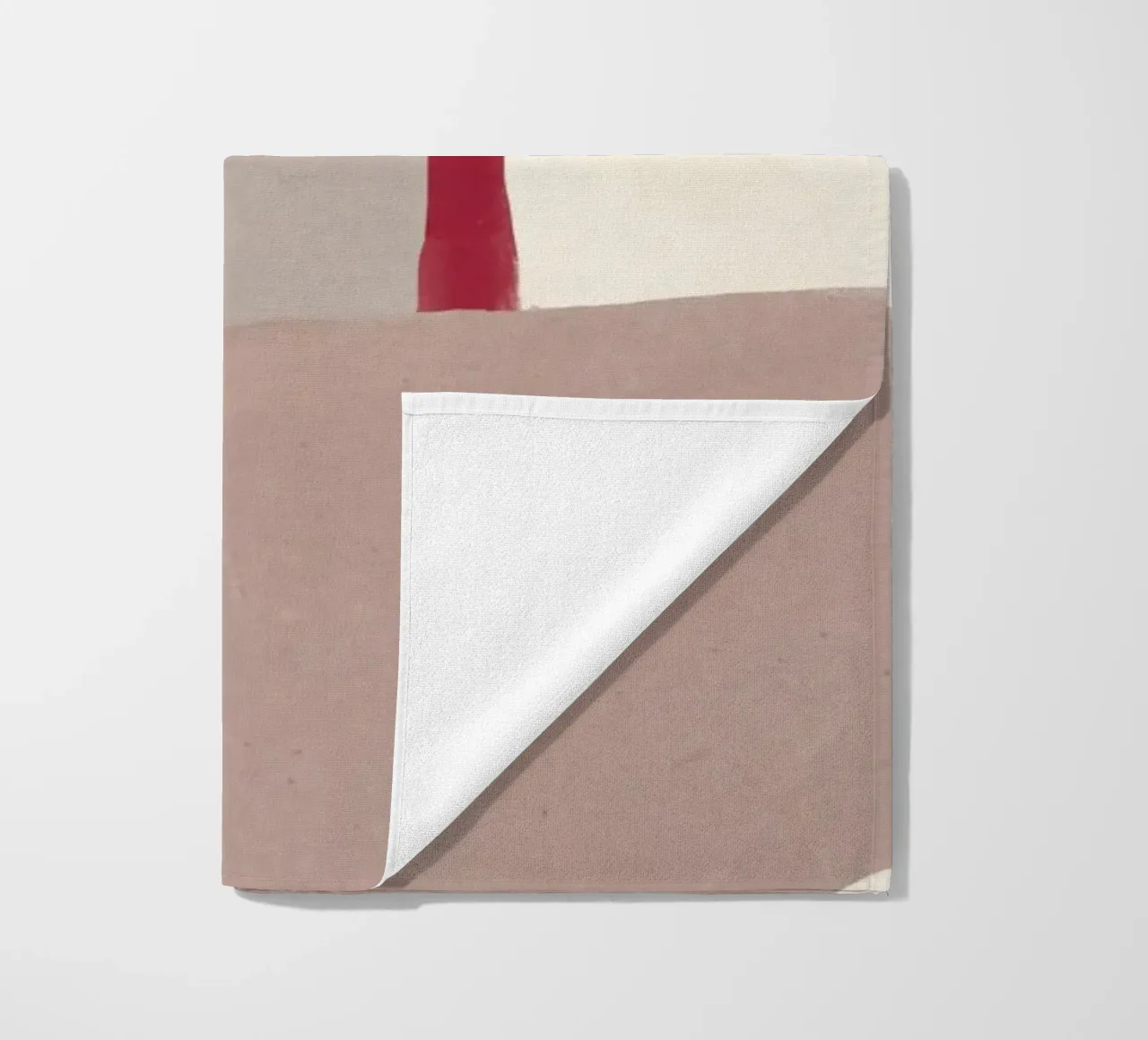 Abstract color block 02 beach towel by Little Dean