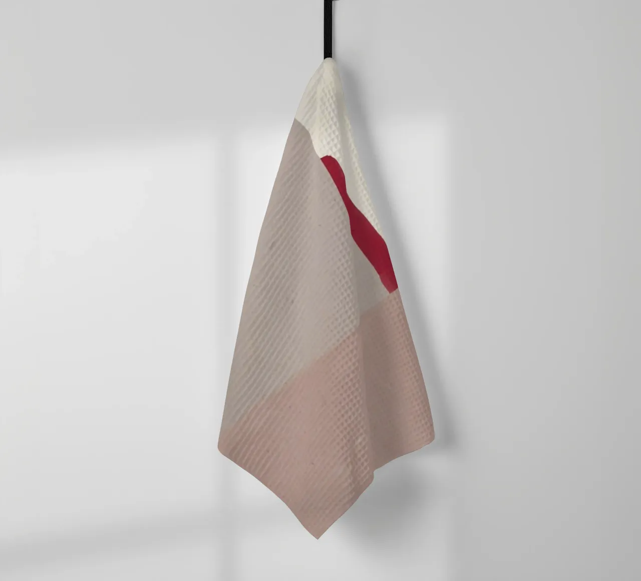 Abstract color block 02 tea towel by Little Dean