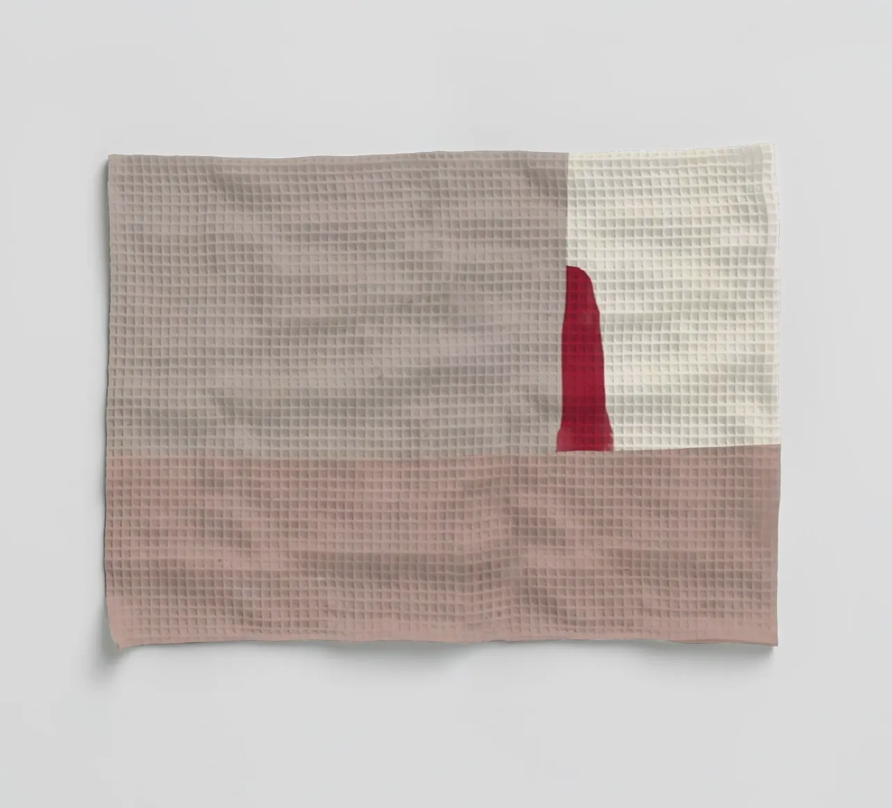 Abstract color block 02 tea towel by Little Dean