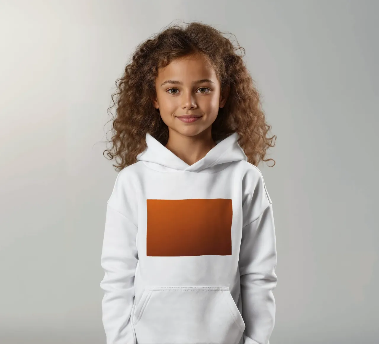 Sfondo astratto arancione scuro e caldo felpa bambino con cappuccio da DesignDoodle