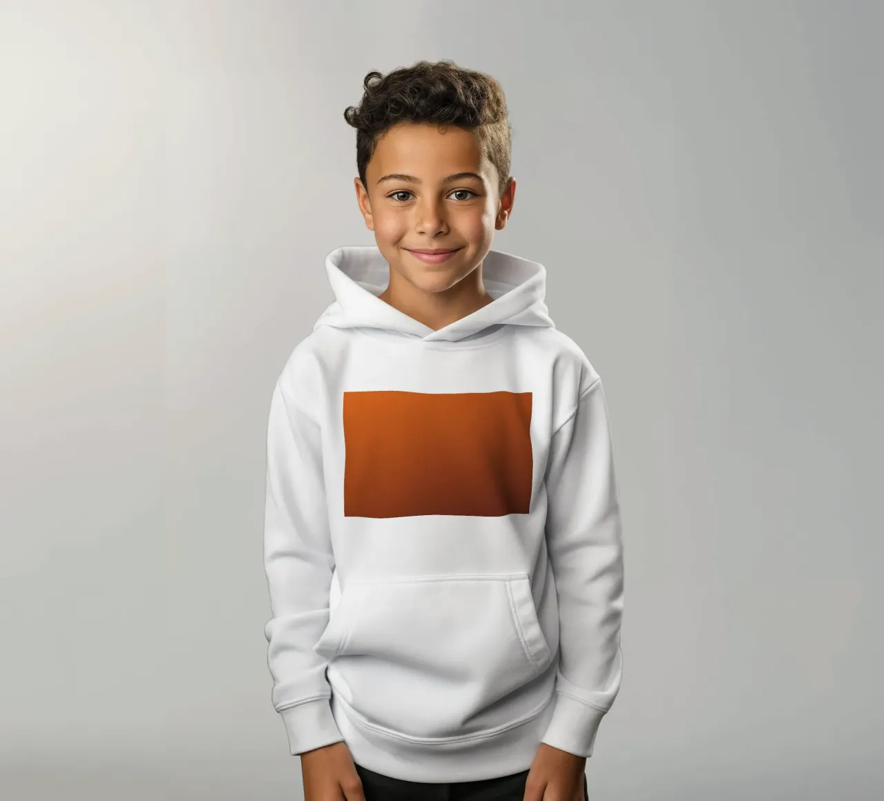 Sfondo astratto arancione scuro e caldo felpa bambino con cappuccio da DesignDoodle