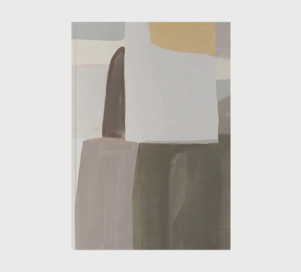 Abstract color block 03 notebook by Little Dean