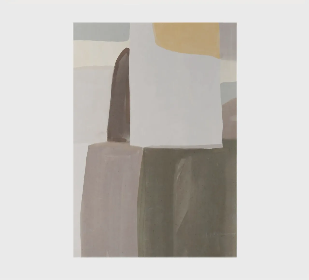 Abstract color block 03 notebook by Little Dean