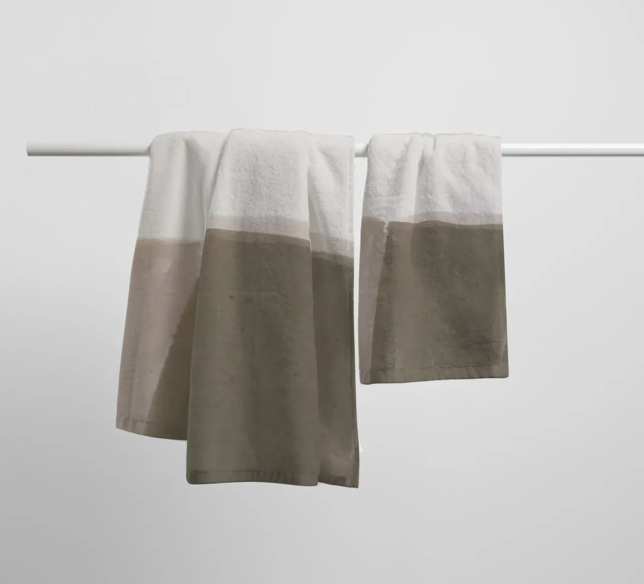 Abstract color block 03 towel by Little Dean