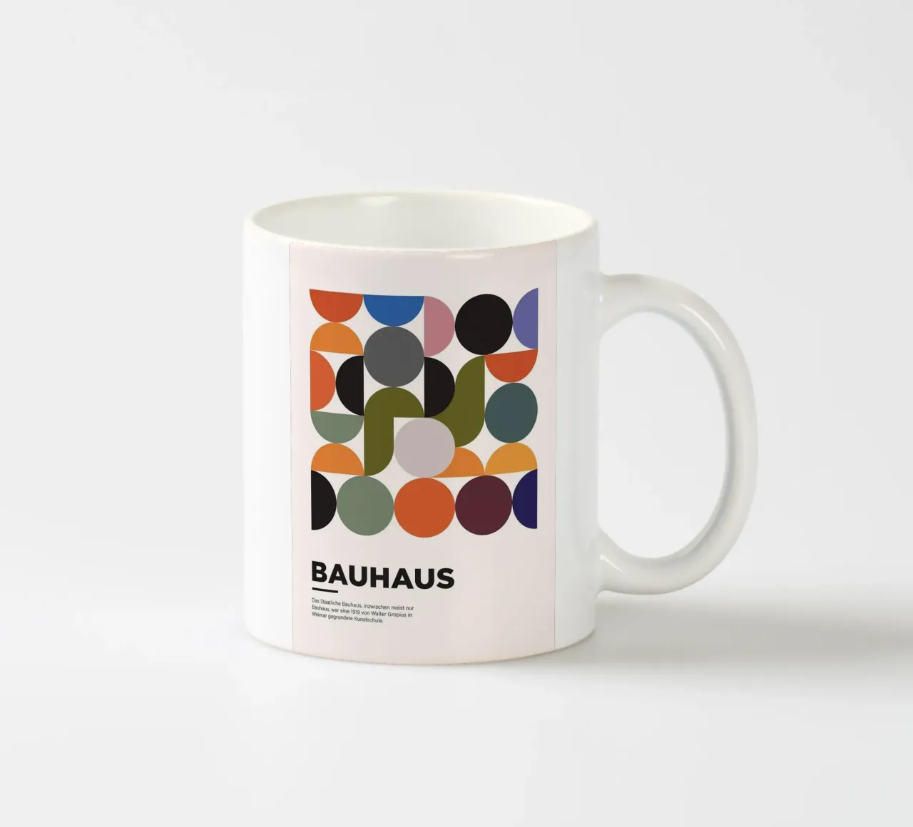 COMP CIRCOLARE BAUHAUS tazza in ceramica da Charles A Boudreau