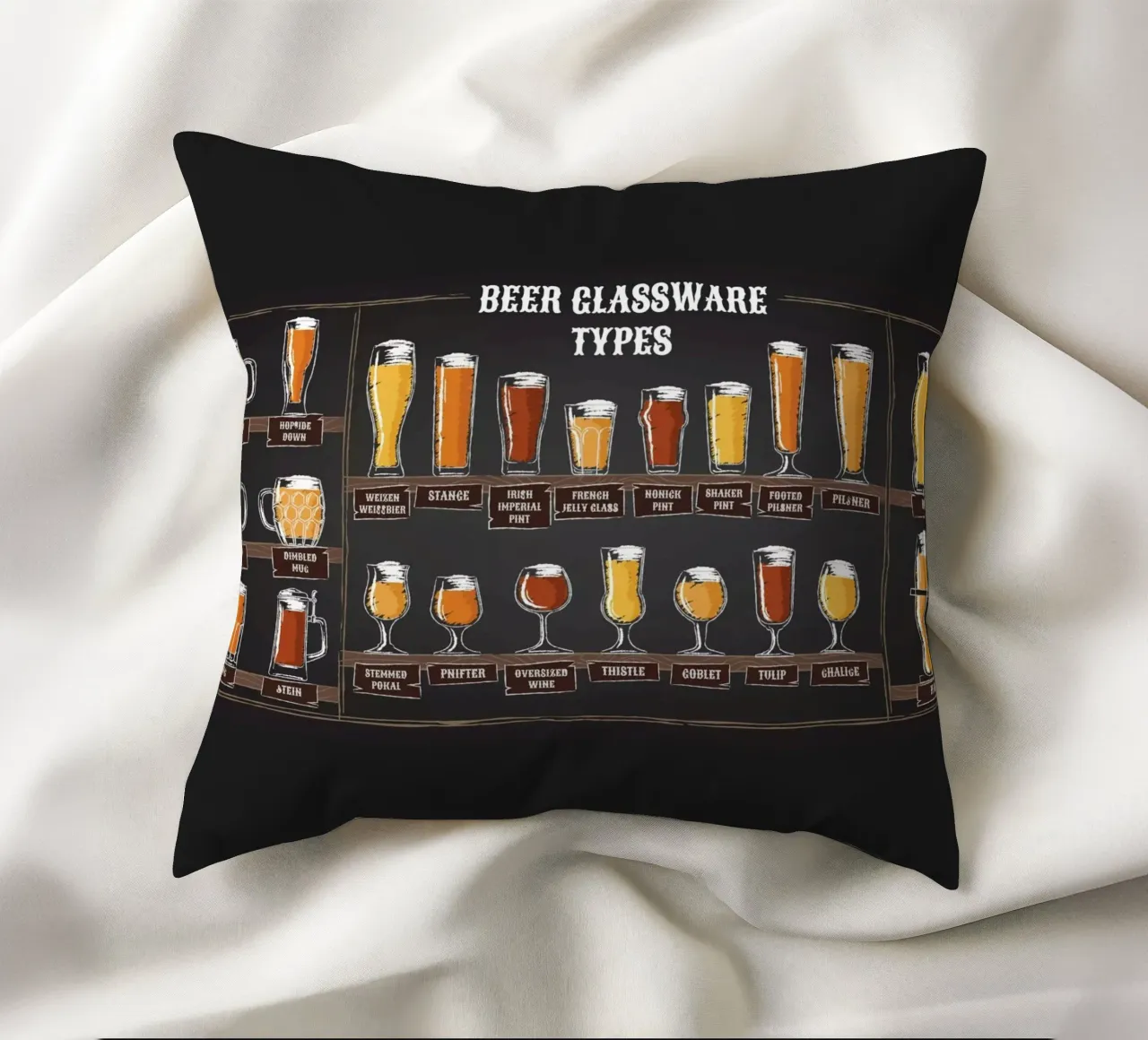 tipi di bicchieri da birra cuscino da Danielshop