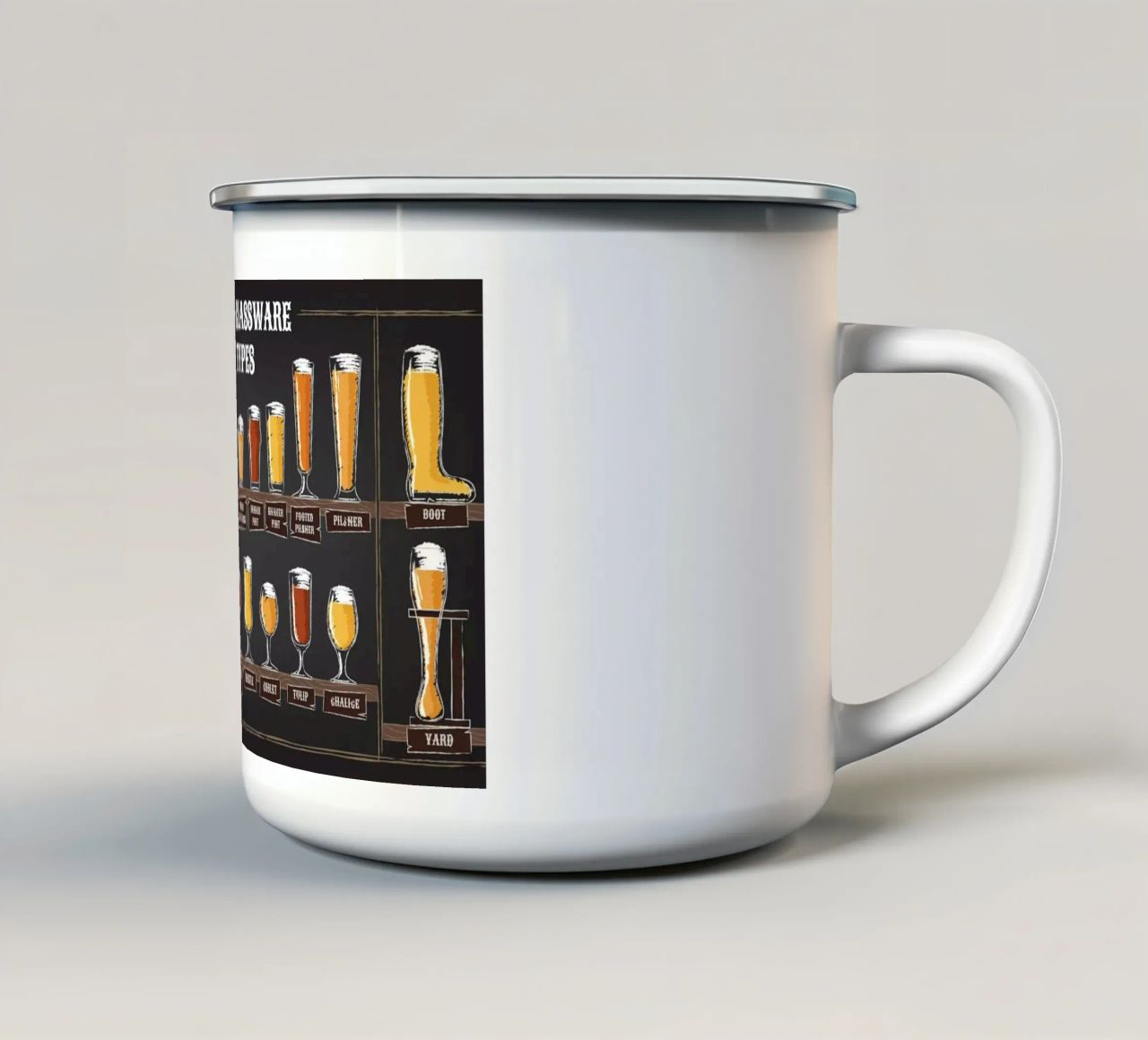 tipi di bicchieri da birra tazza in smalto da Danielshop