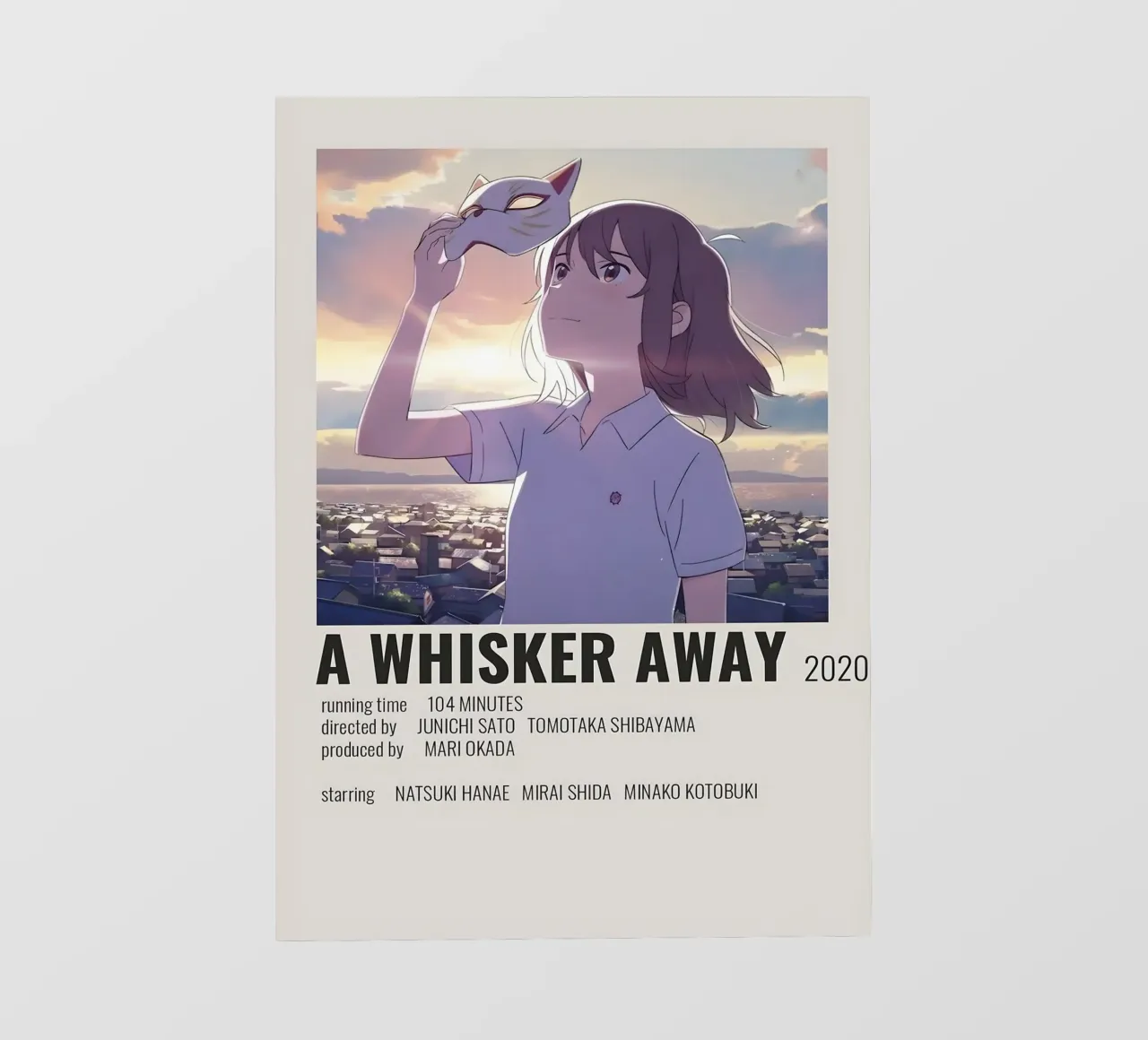 A WHISKER AWAY 2020 pellicola backlit da Totoya