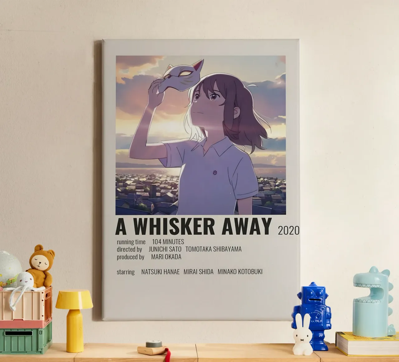 A WHISKER AWAY 2020 tela con Cornice a cassetta da Totoya