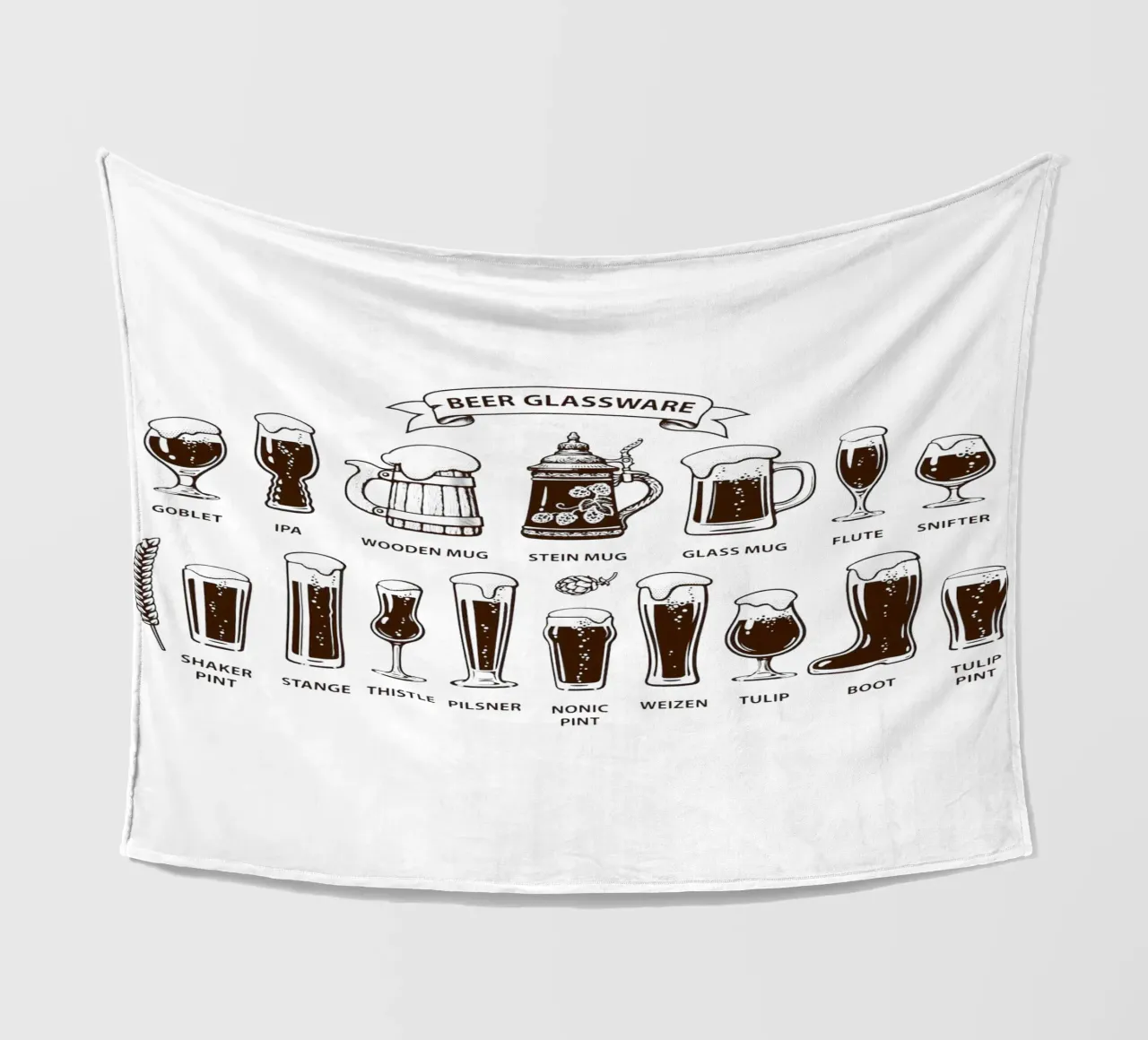 bicchieri da birra coperta in pile da Danielshop
