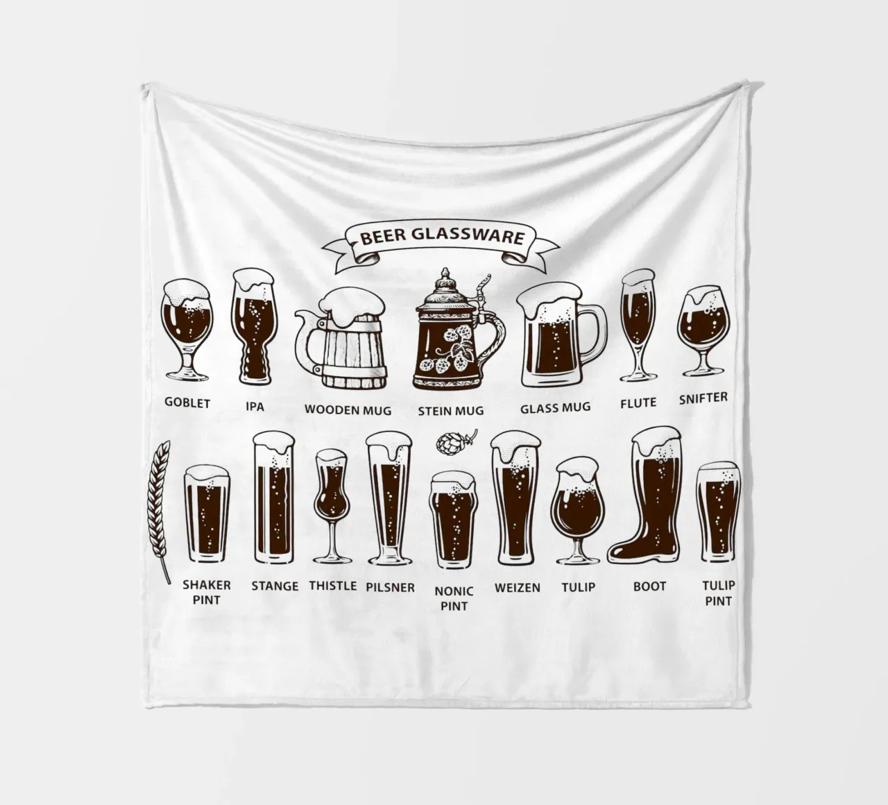 bicchieri da birra coperta in pile da Danielshop