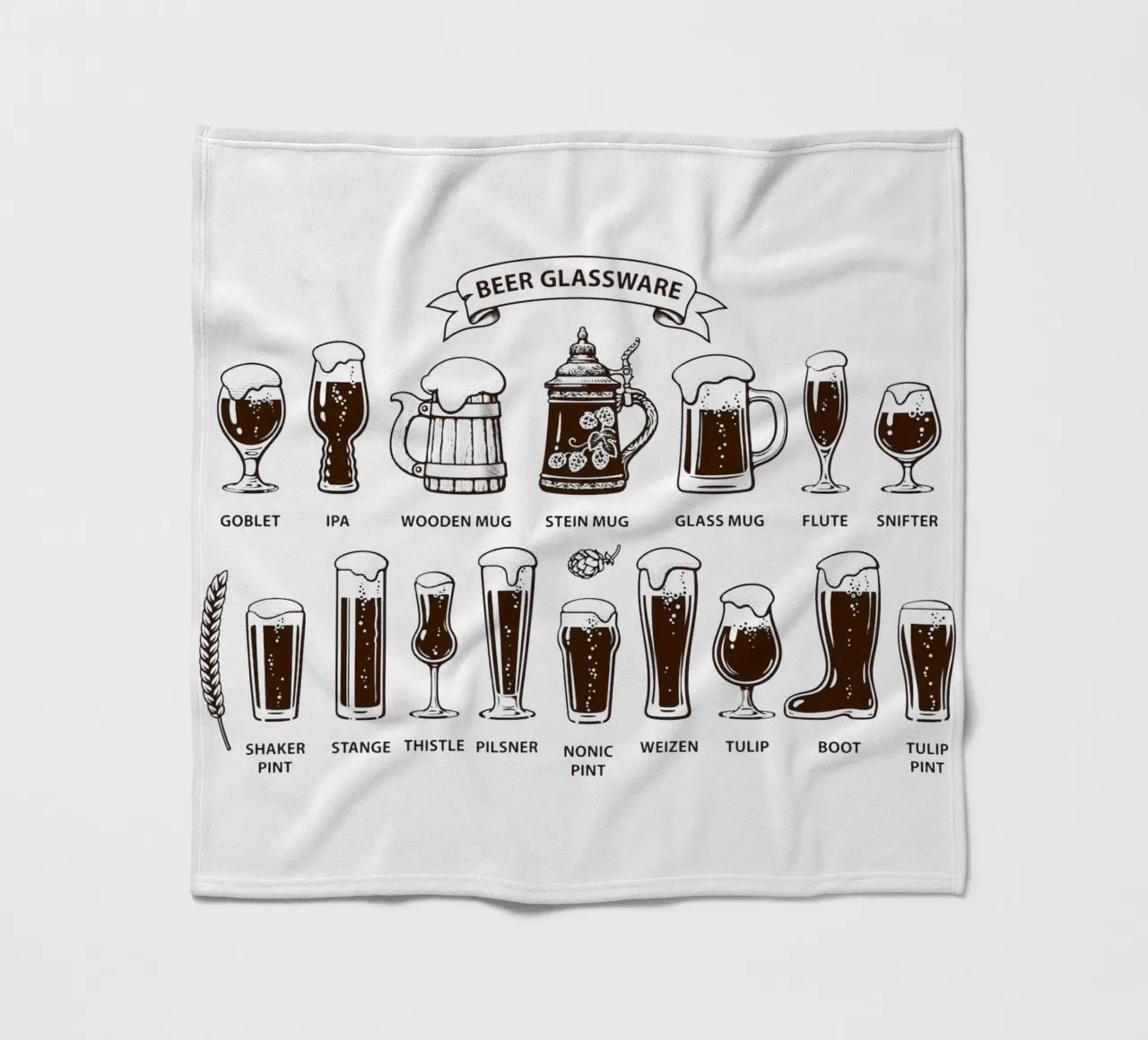 bicchieri da birra coperta in pile da Danielshop
