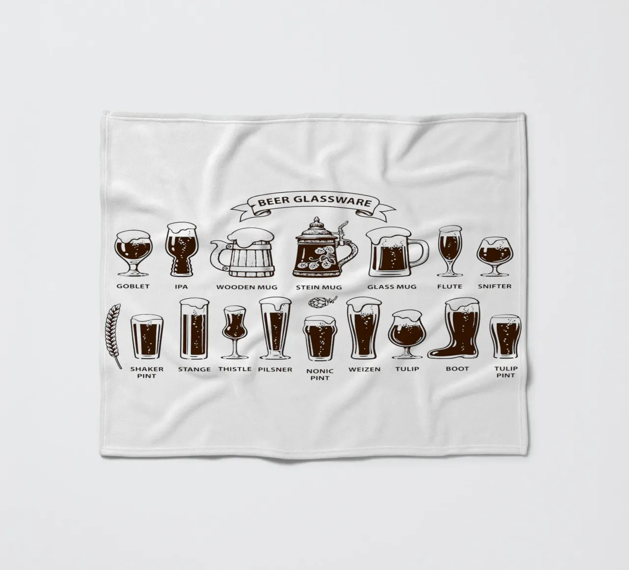 bicchieri da birra coperta in pile da Danielshop
