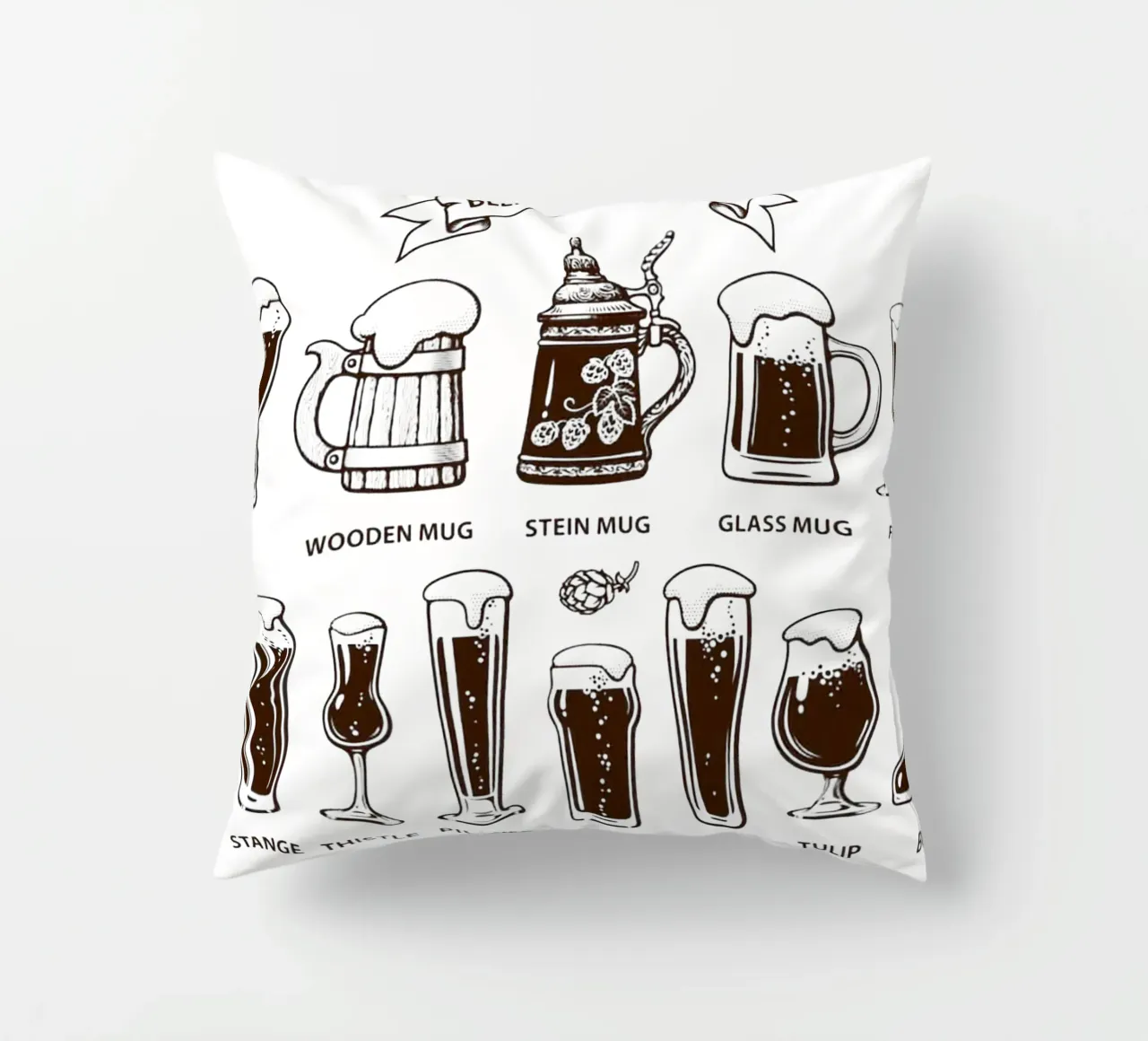 bicchieri da birra cuscino da Danielshop