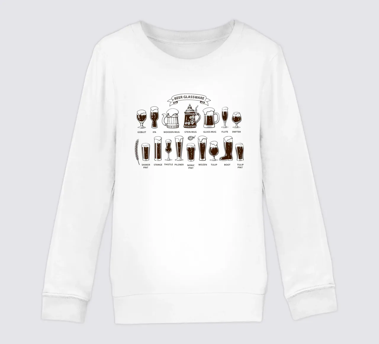 bicchieri da birra felpa bambino da Danielshop
