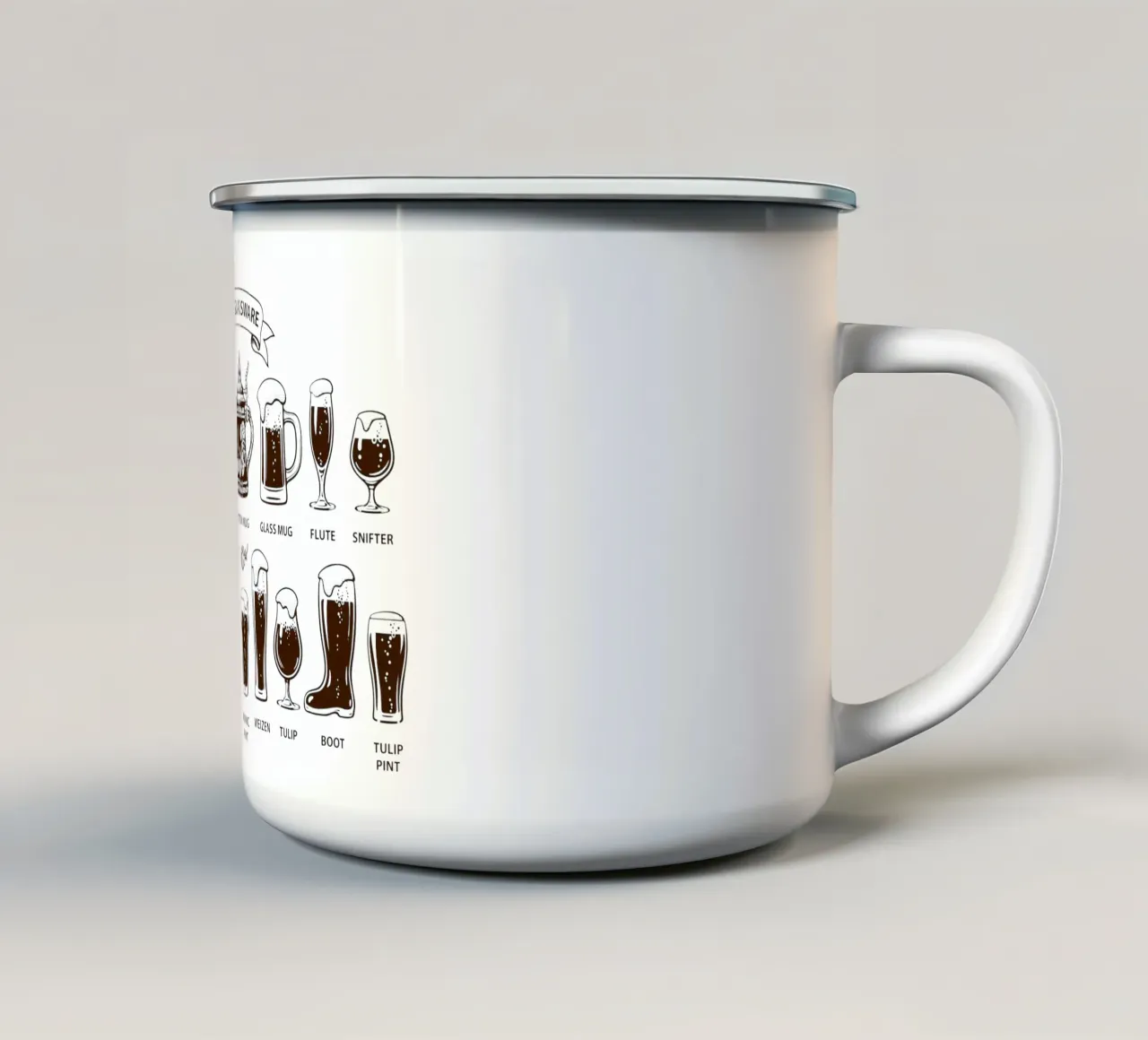 bicchieri da birra tazza in smalto da Danielshop