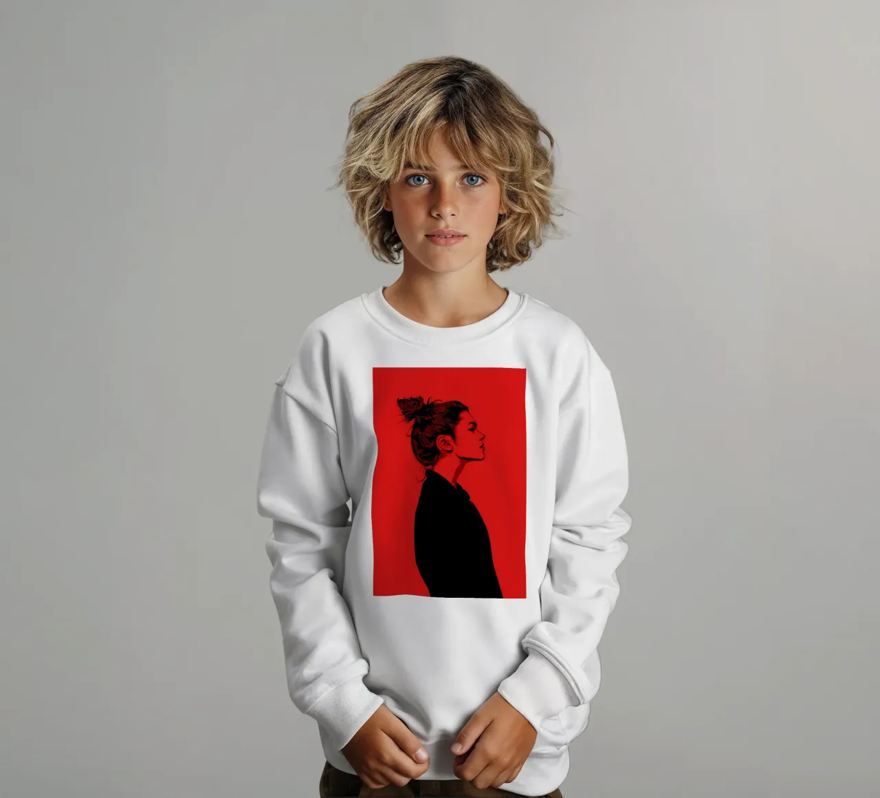 Calmly 02 felpa bambino da Cranio Dsgn