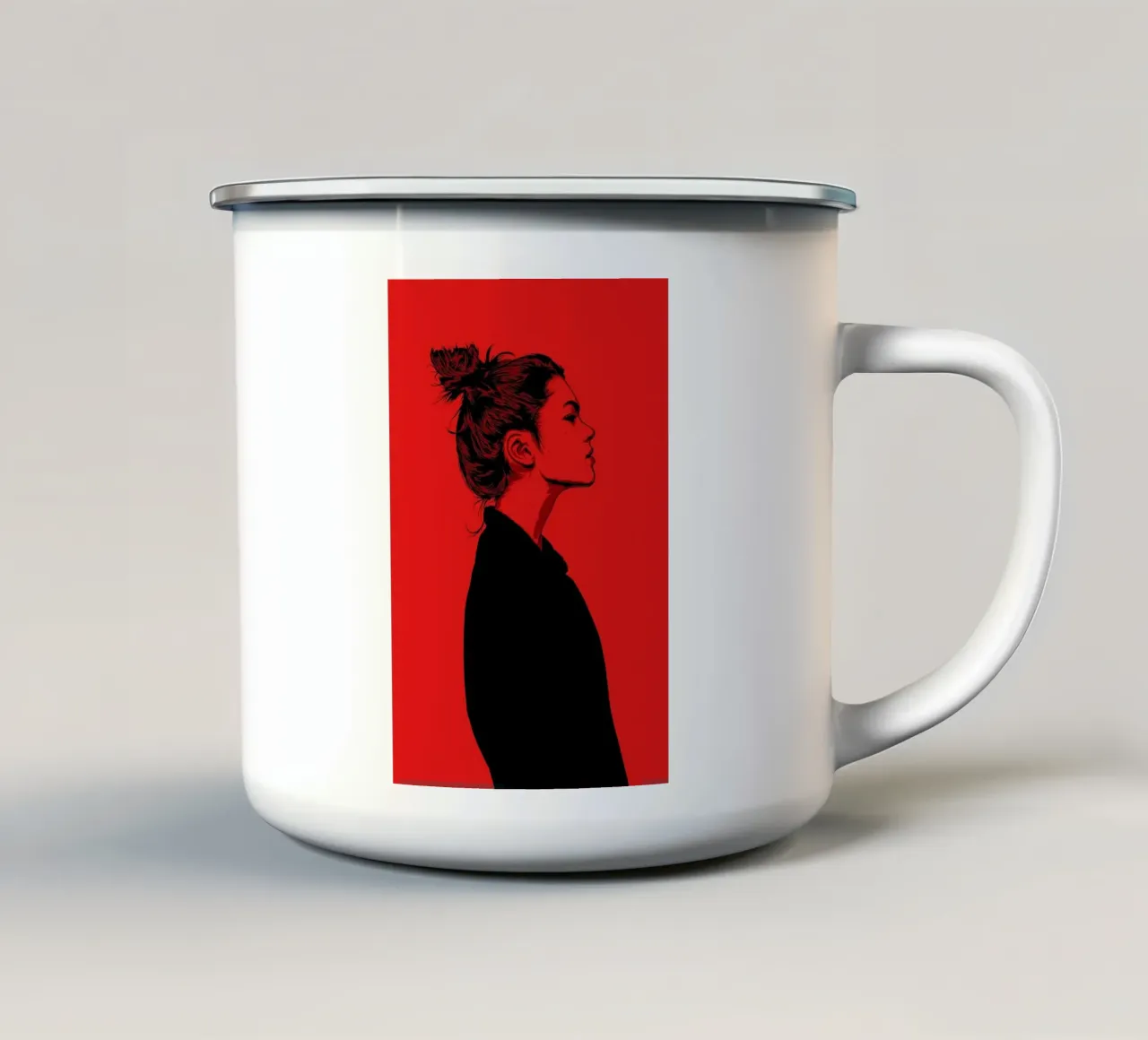 Calmly 02 tazza in smalto da Cranio Dsgn