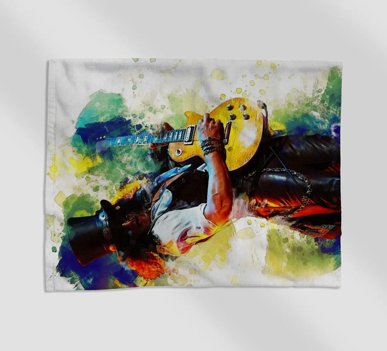 Smudge Slash beach towel by Gunawan Rb