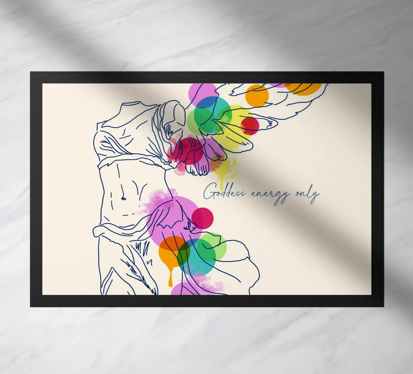 Goddess deurmat van Indigo Rain