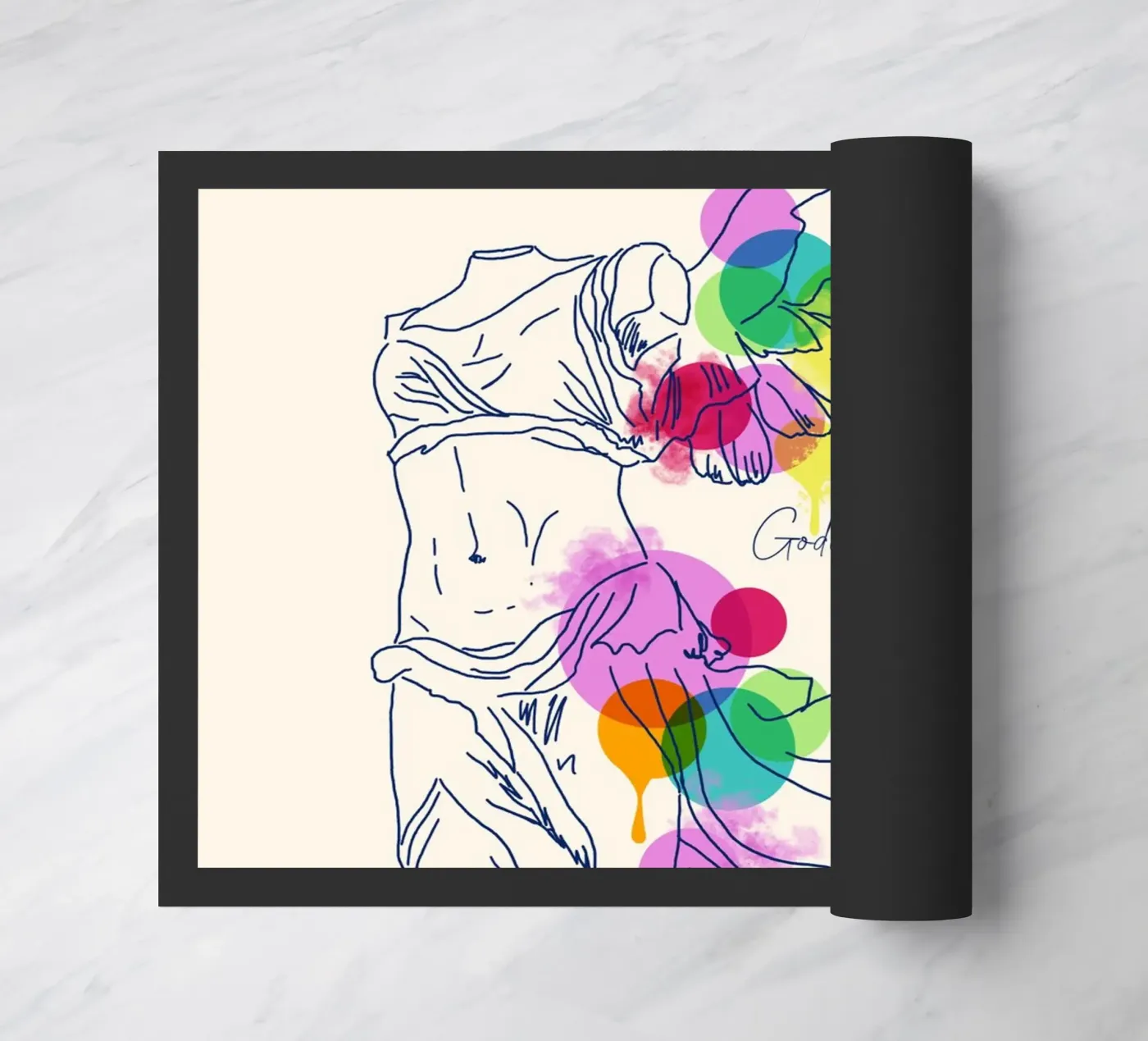 Goddess deurmat van Indigo Rain