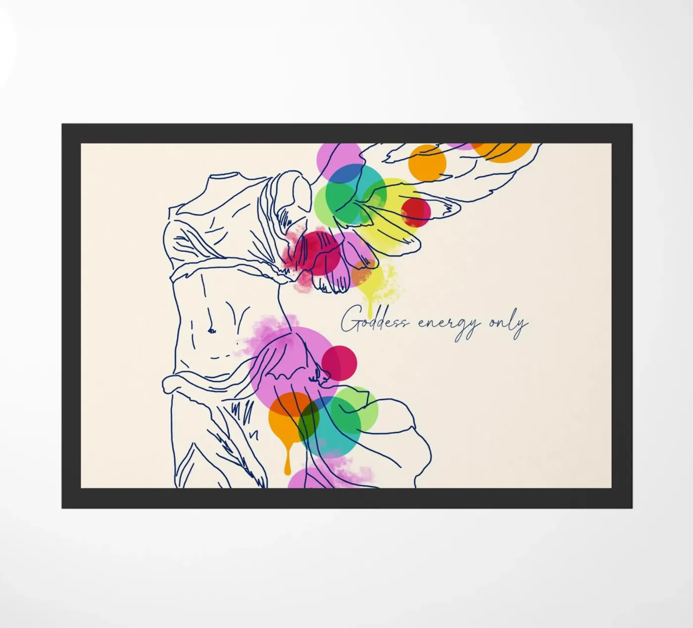 Goddess deurmat van Indigo Rain