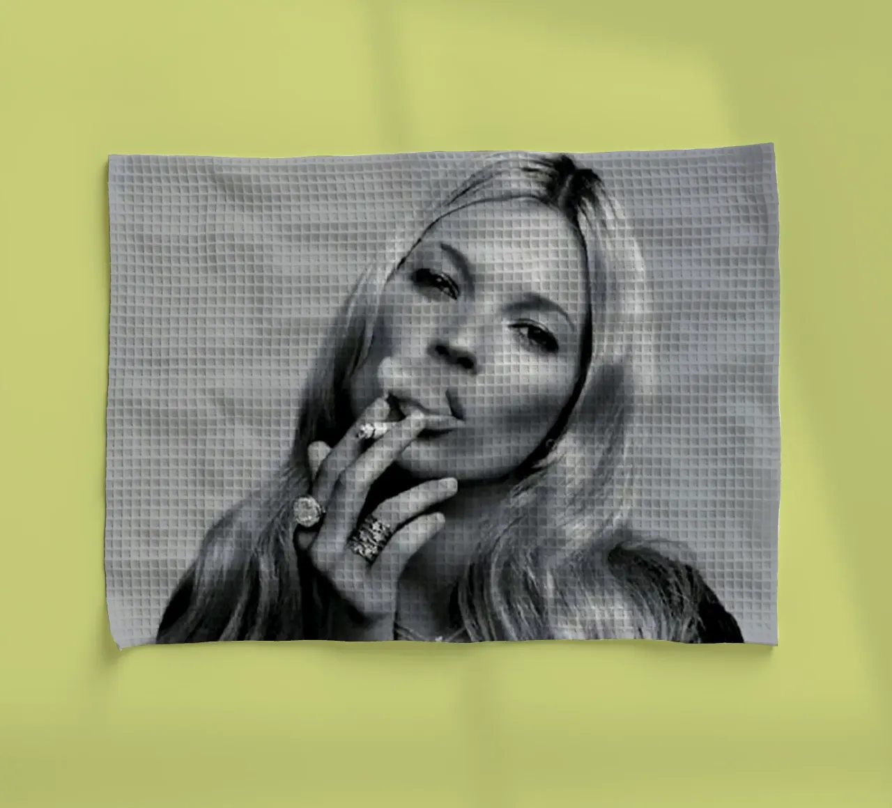 Rauchendes Mädchen Geschirrtuch von Alex happy shop
