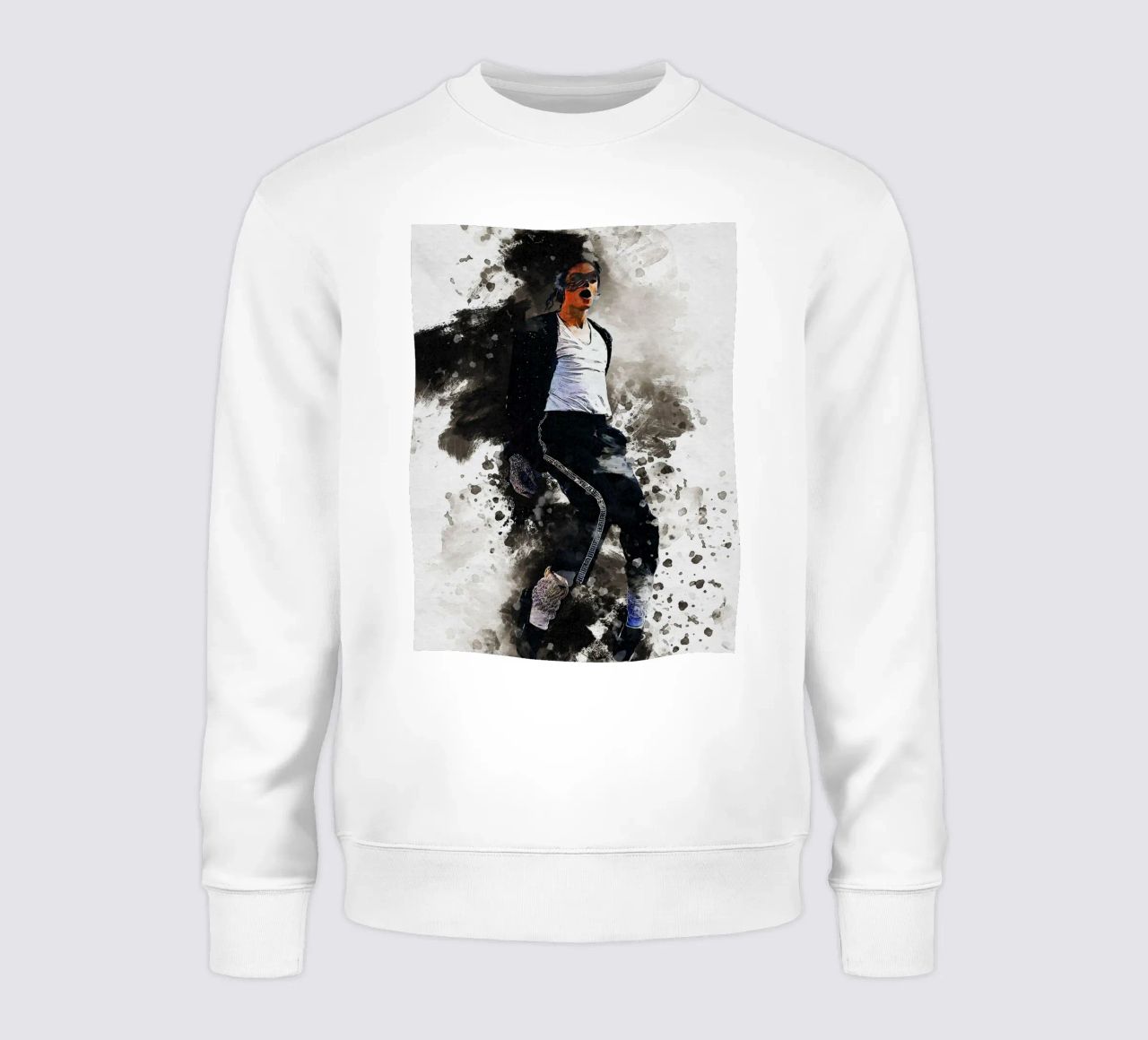 Mancha de retrato Michael Jackson sudadera de Gunawan Rb
