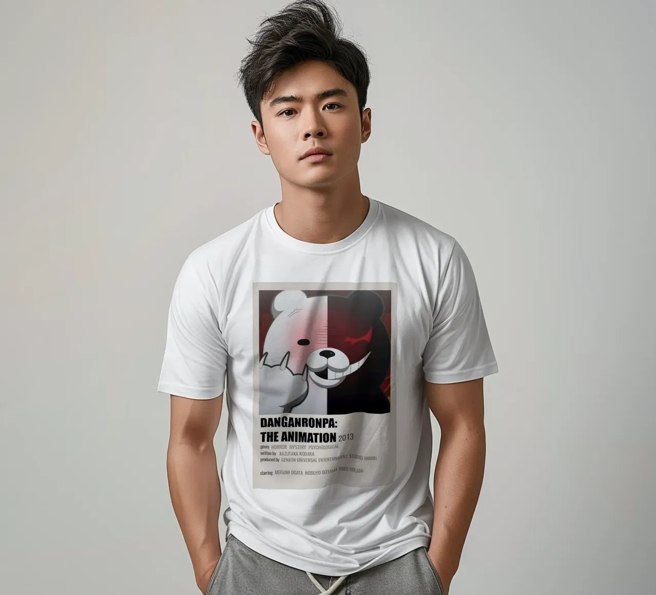 DANGANRONPA THE ANIMATION 2013 t-shirt da Totoya