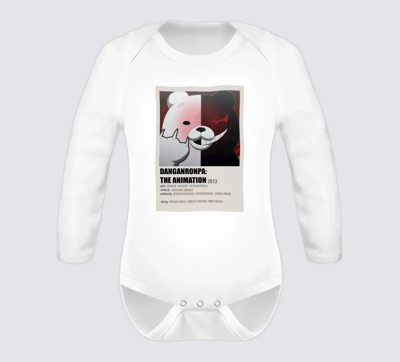 DANGANRONPA THE ANIMATION 2013 body neonato maniche lunghe da Totoya