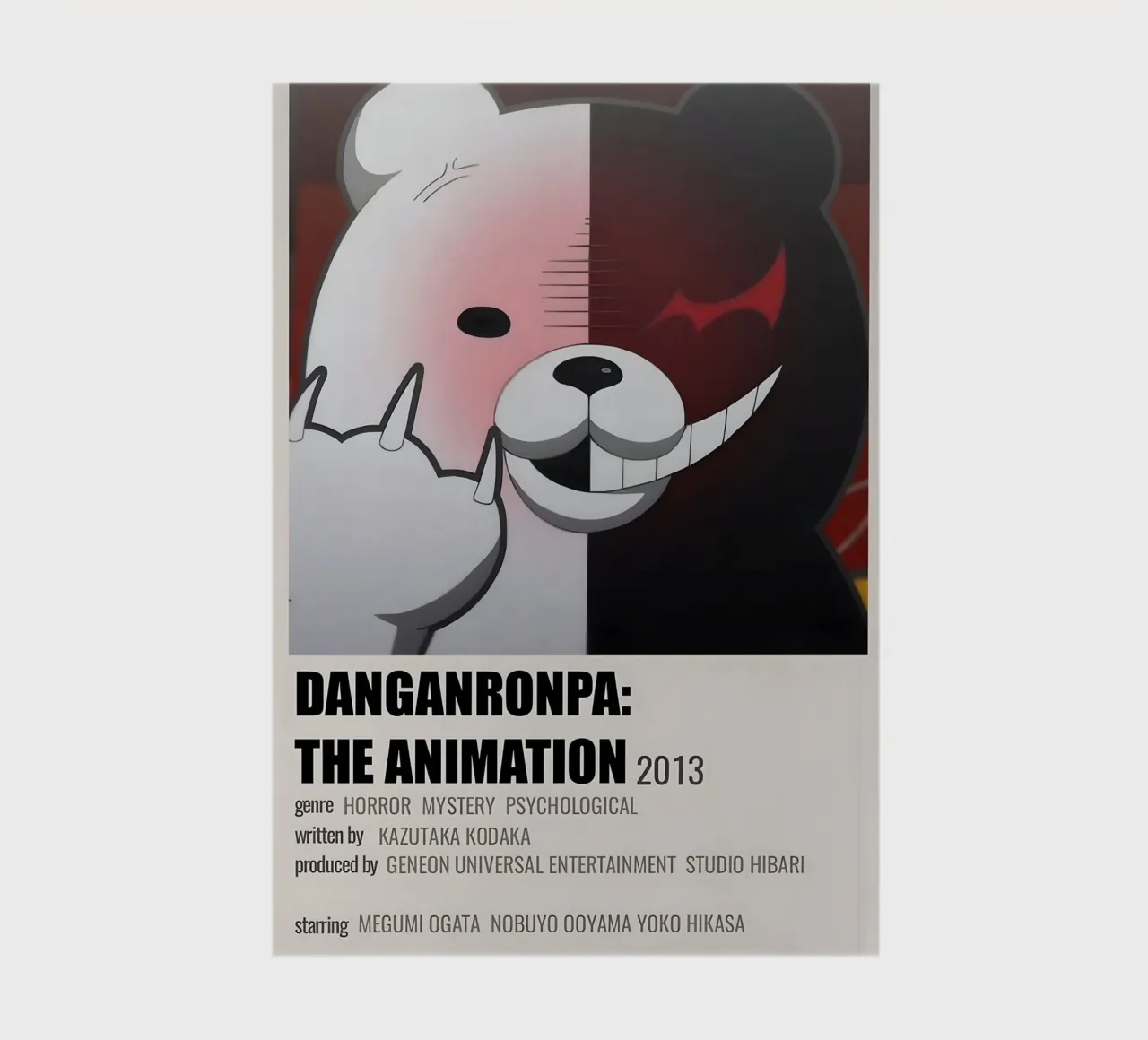 DANGANRONPA THE ANIMATION 2013 notebook by Totoya