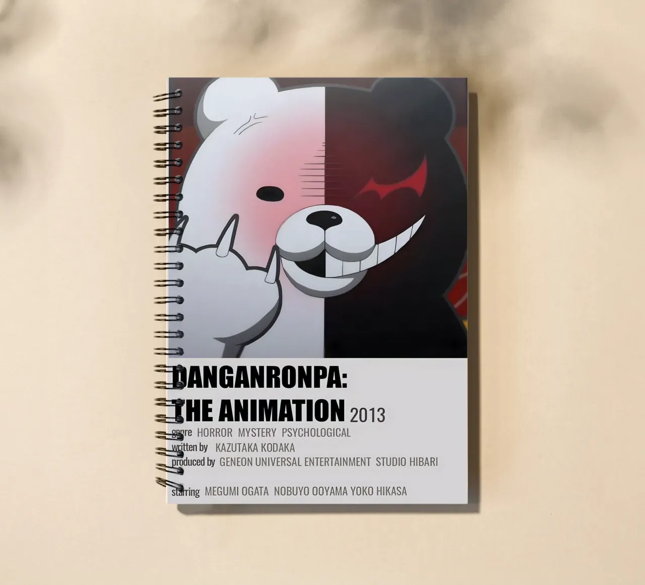 DANGANRONPA THE ANIMATION 2013 spiral notebook by Totoya