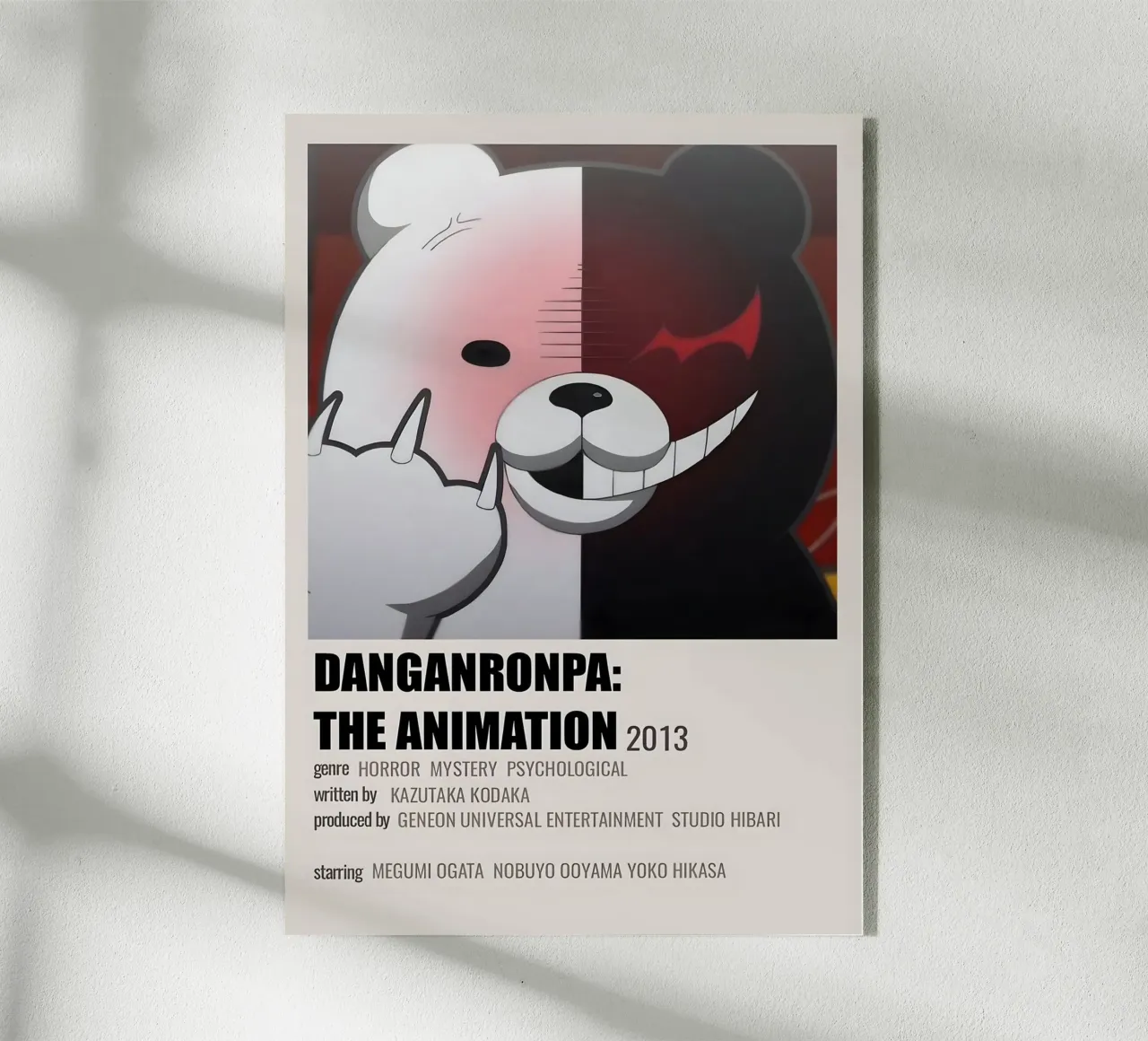DANGANRONPA THE ANIMATION 2013 plexiglass da Totoya